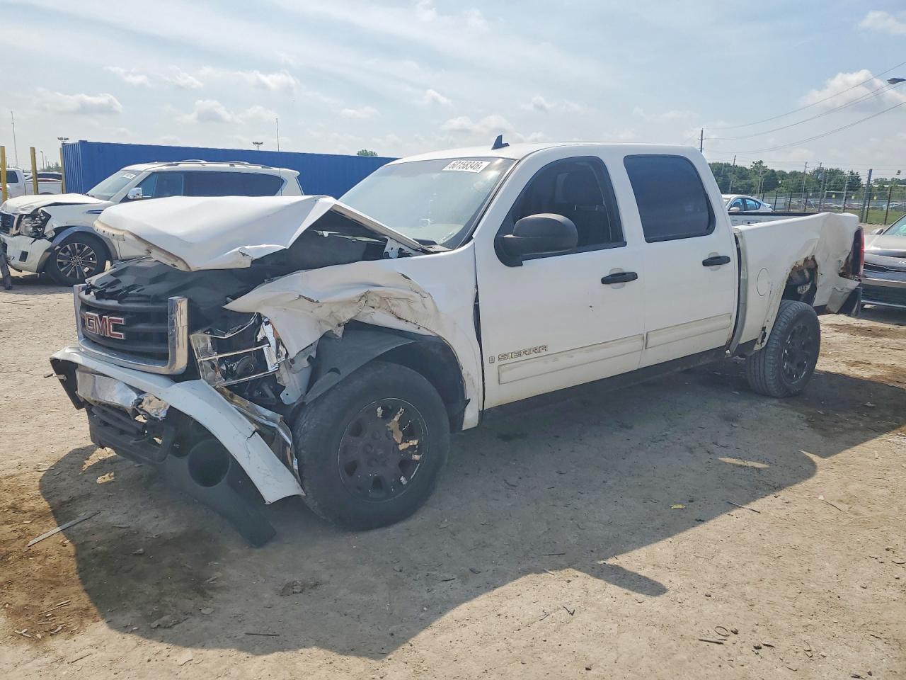 2008 Gmc Sierra C1500 White vin: 2GTEC13J881334980