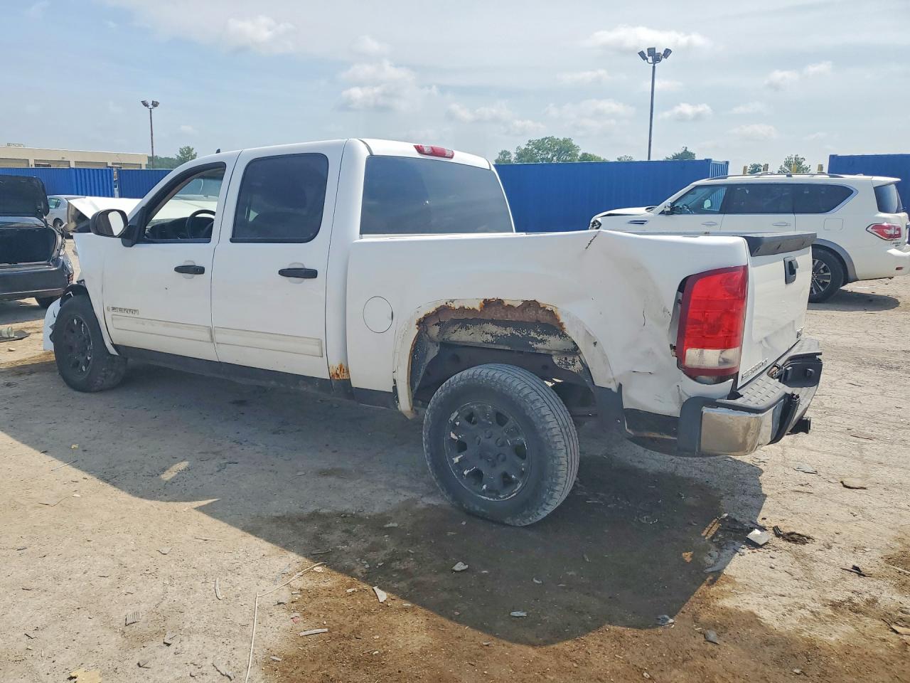 2008 Gmc Sierra C1500 White vin: 2GTEC13J881334980
