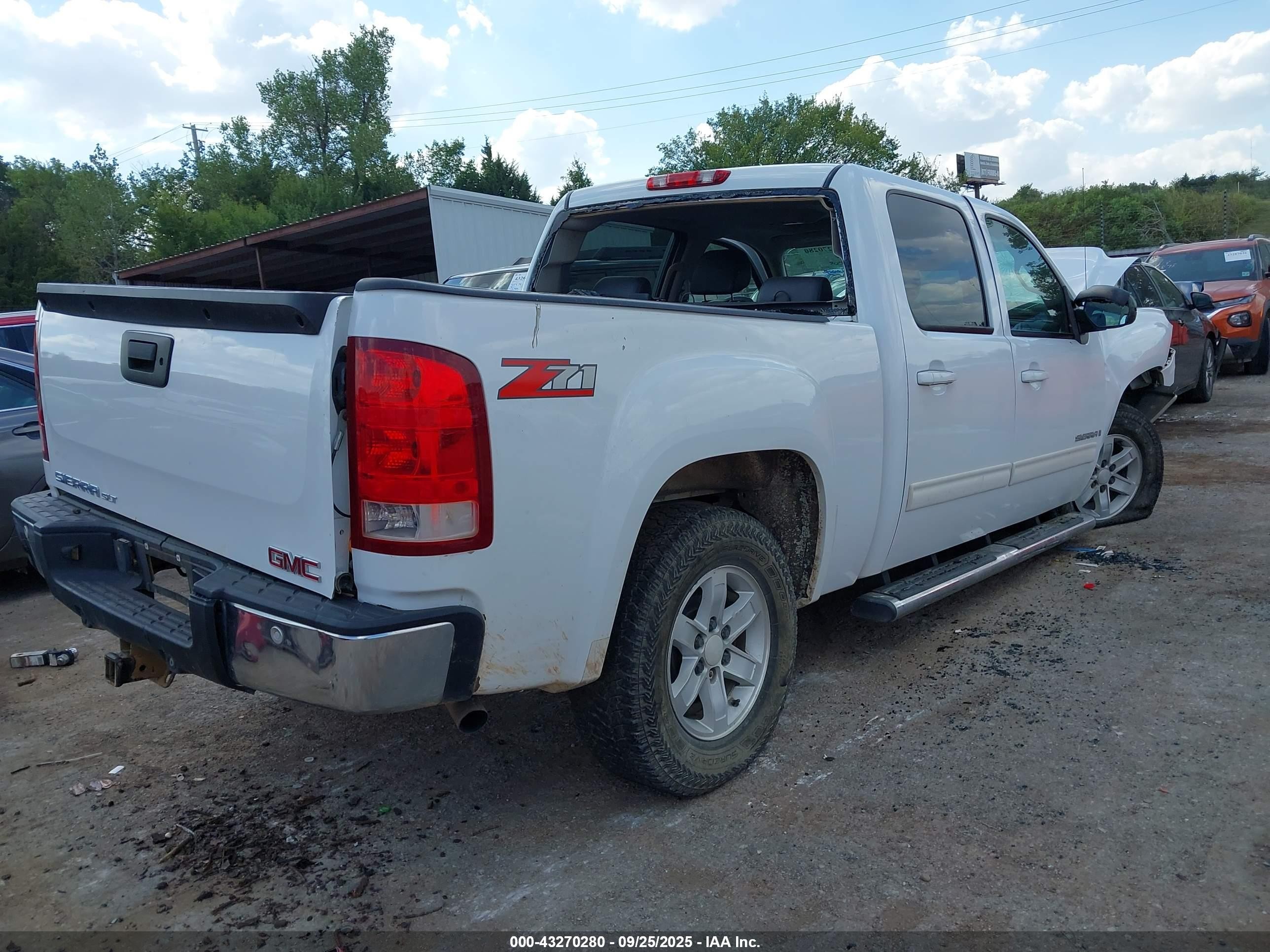 2007 Gmc Sierra 1500 Slt White vin: 2GTEC13J971508098
