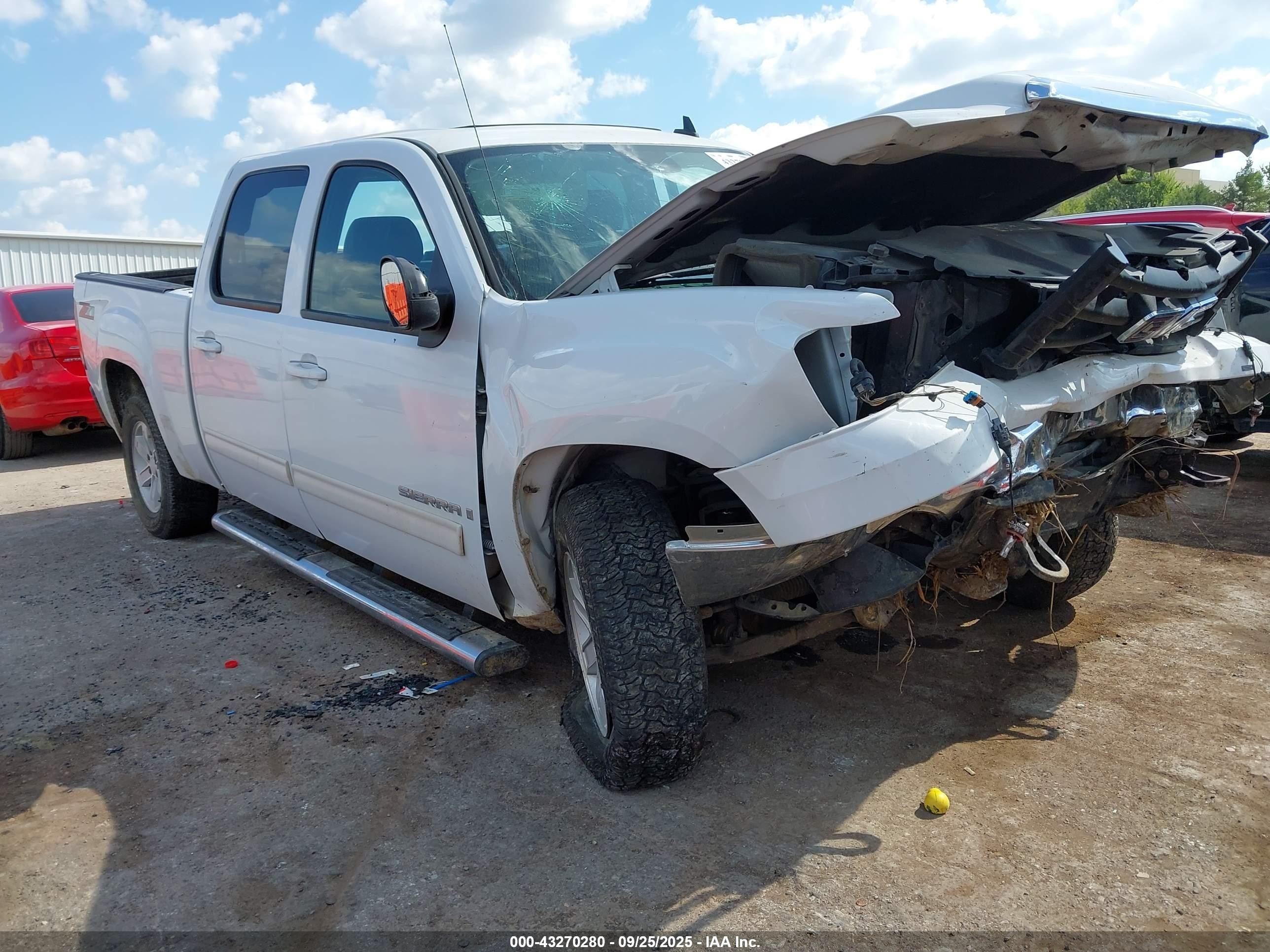 2007 Gmc Sierra 1500 Slt White vin: 2GTEC13J971508098