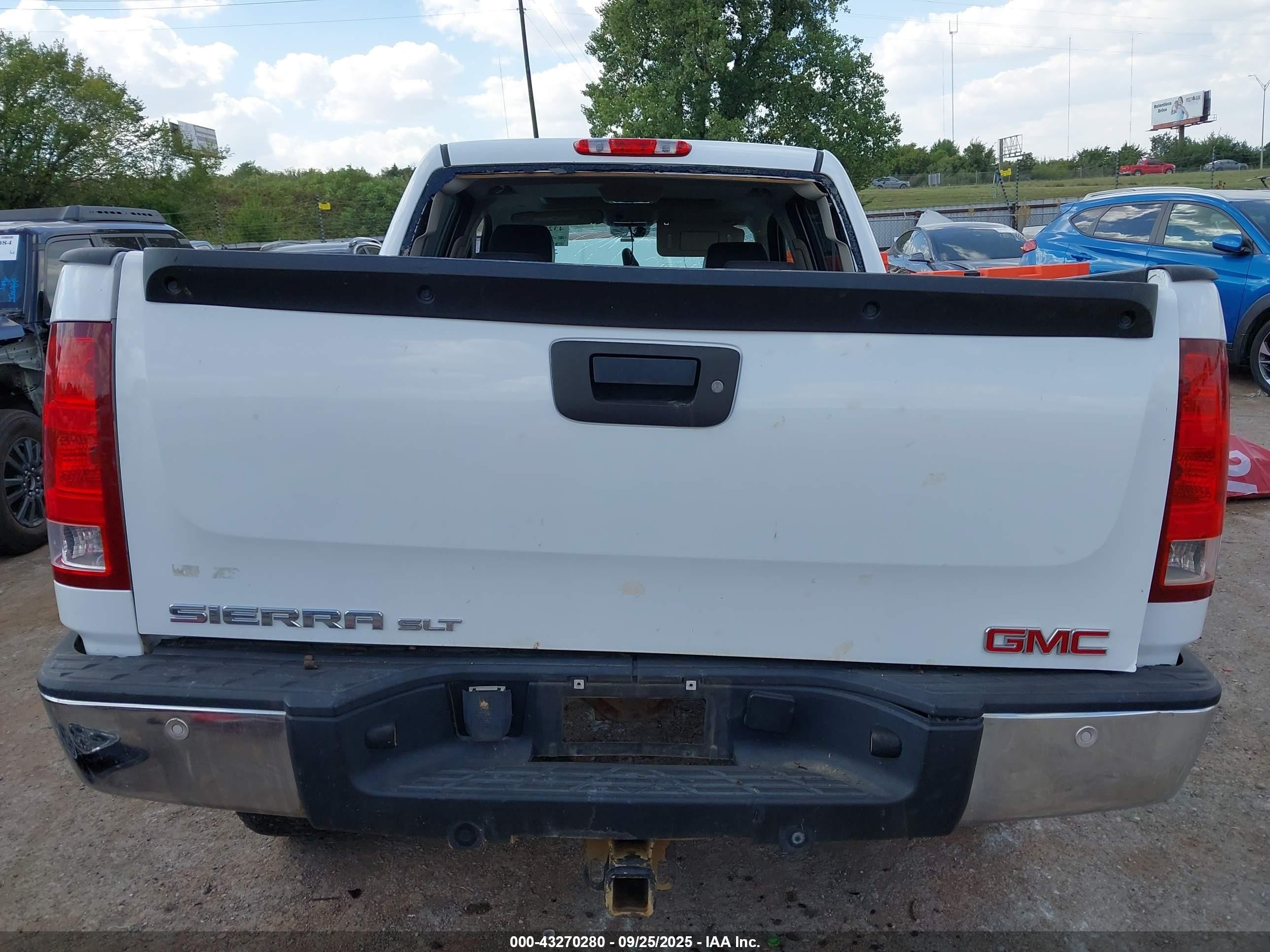 2007 Gmc Sierra 1500 Slt White vin: 2GTEC13J971508098