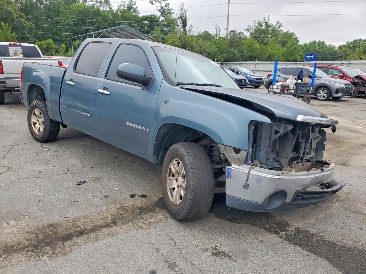 2007 Gmc New Sierra C1500 Синий vin: 2GTEC13J971524818