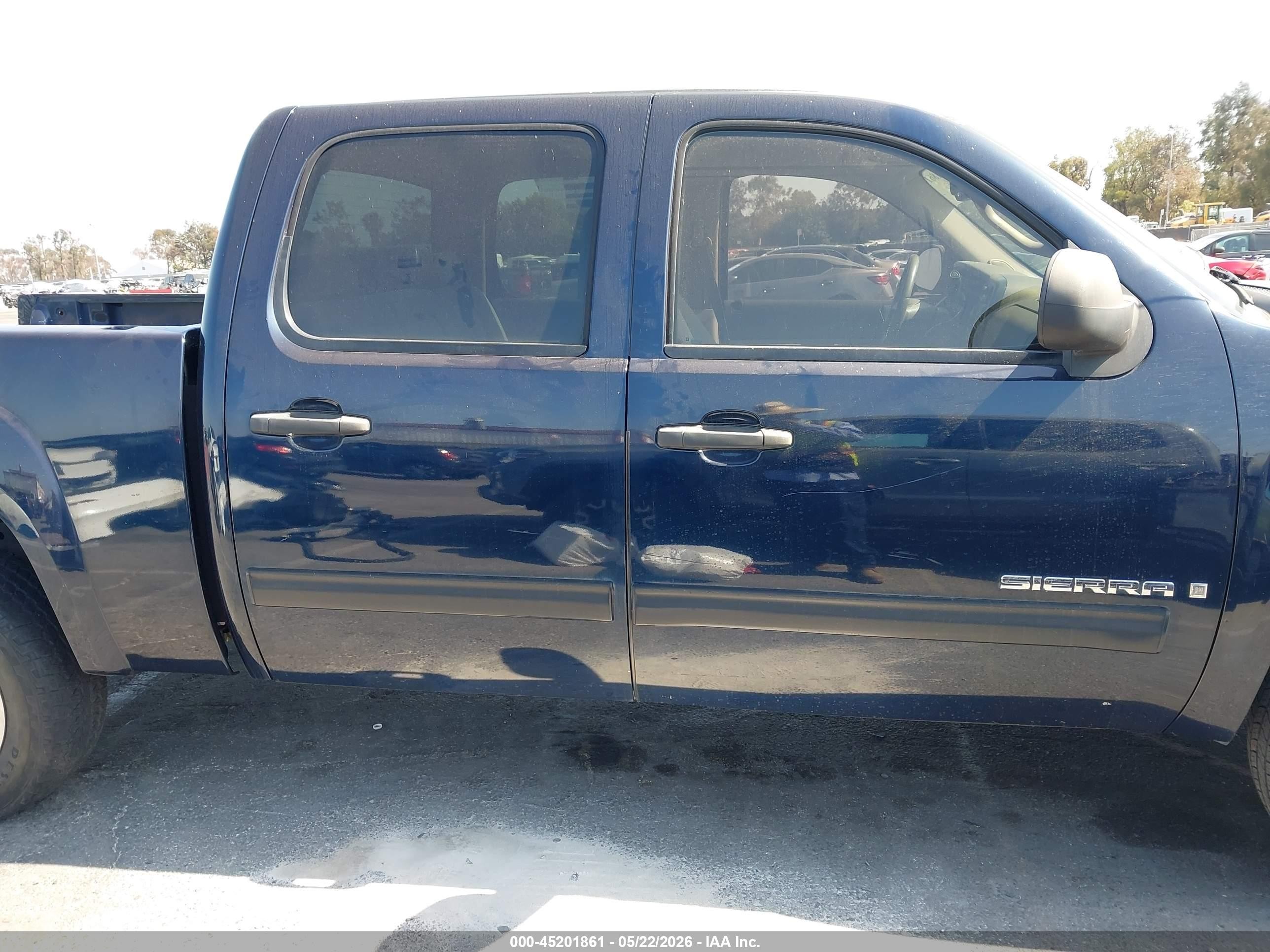 2007 Gmc Sierra 1500 Sle1 Dark Blue vin: 2GTEC13J971567782