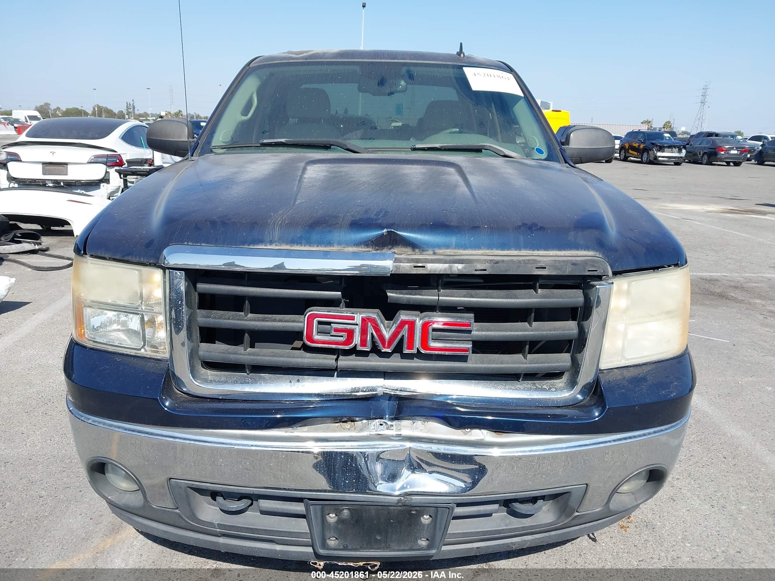 2007 Gmc Sierra 1500 Sle1 Dark Blue vin: 2GTEC13J971567782