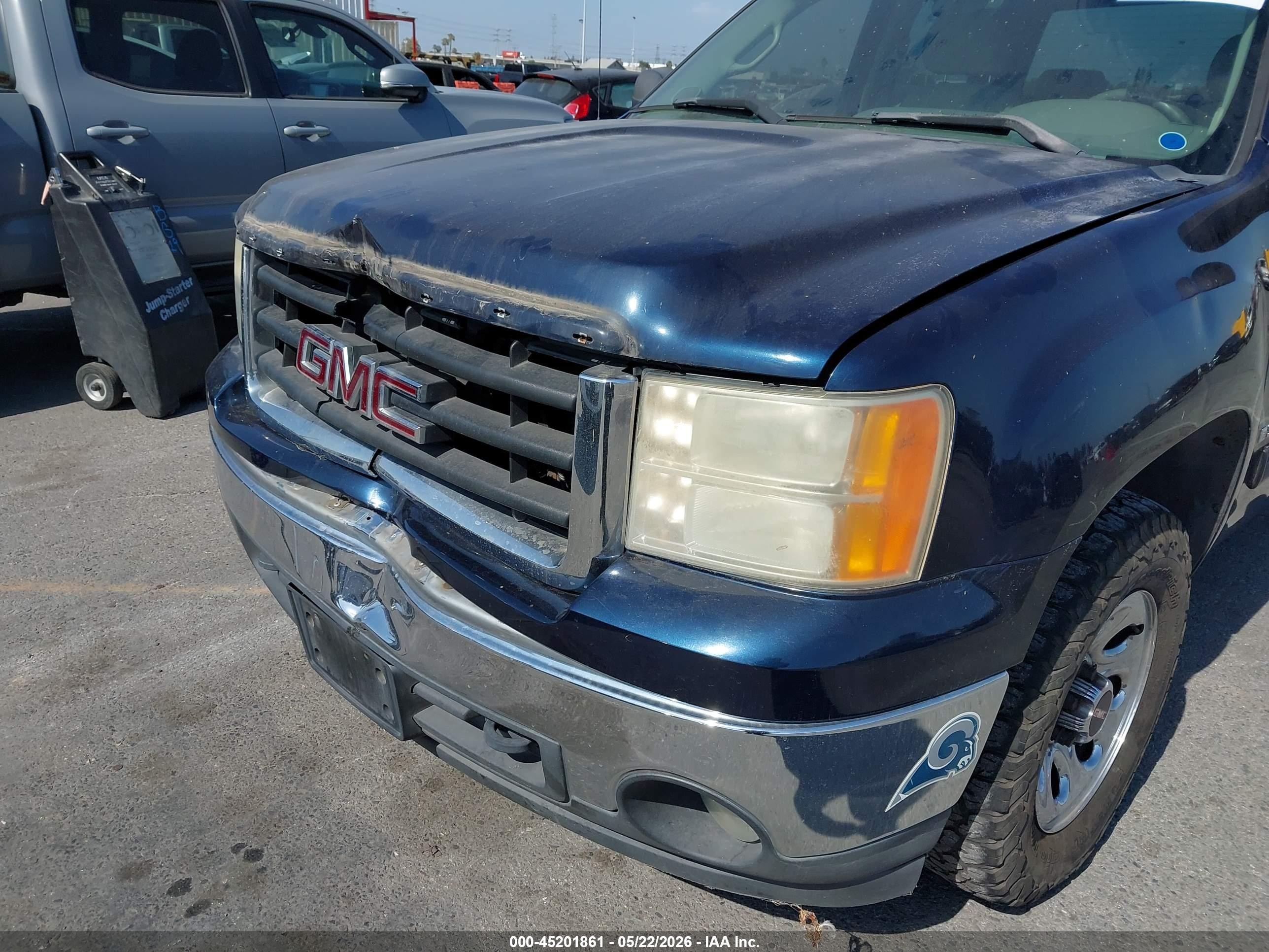 2007 Gmc Sierra 1500 Sle1 Dark Blue vin: 2GTEC13J971567782