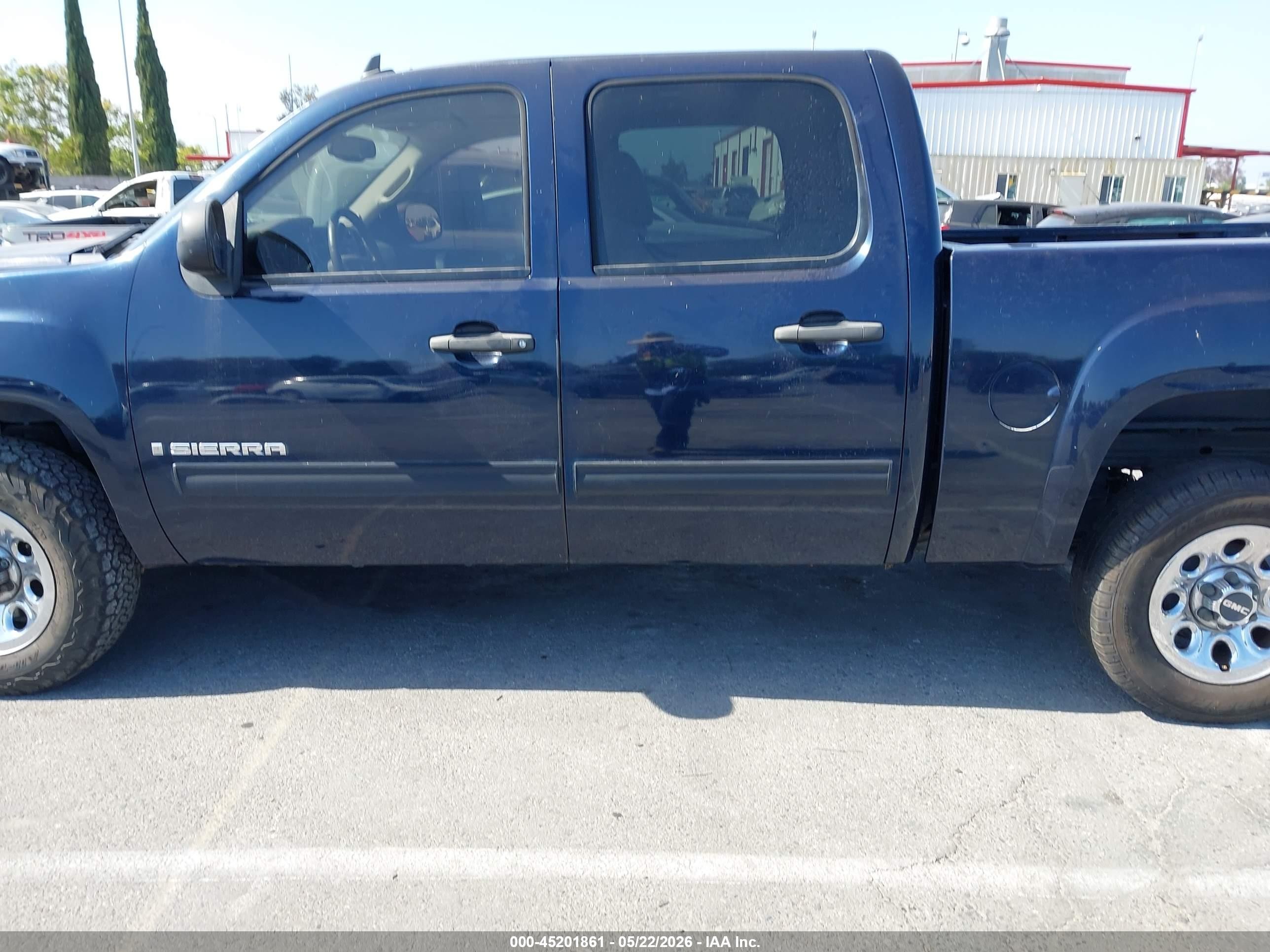 2007 Gmc Sierra 1500 Sle1 Dark Blue vin: 2GTEC13J971567782