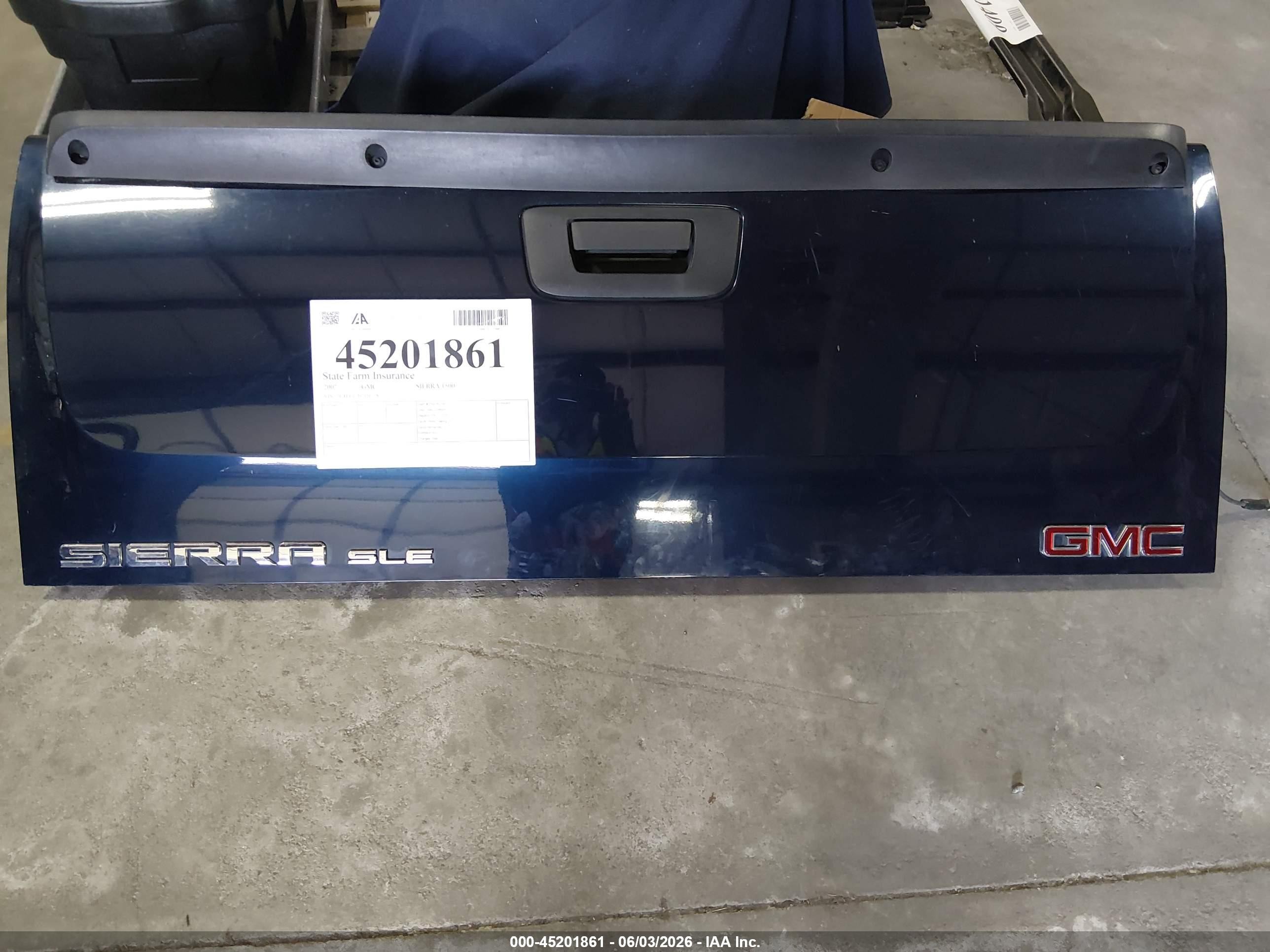 2007 Gmc Sierra 1500 Sle1 Dark Blue vin: 2GTEC13J971567782