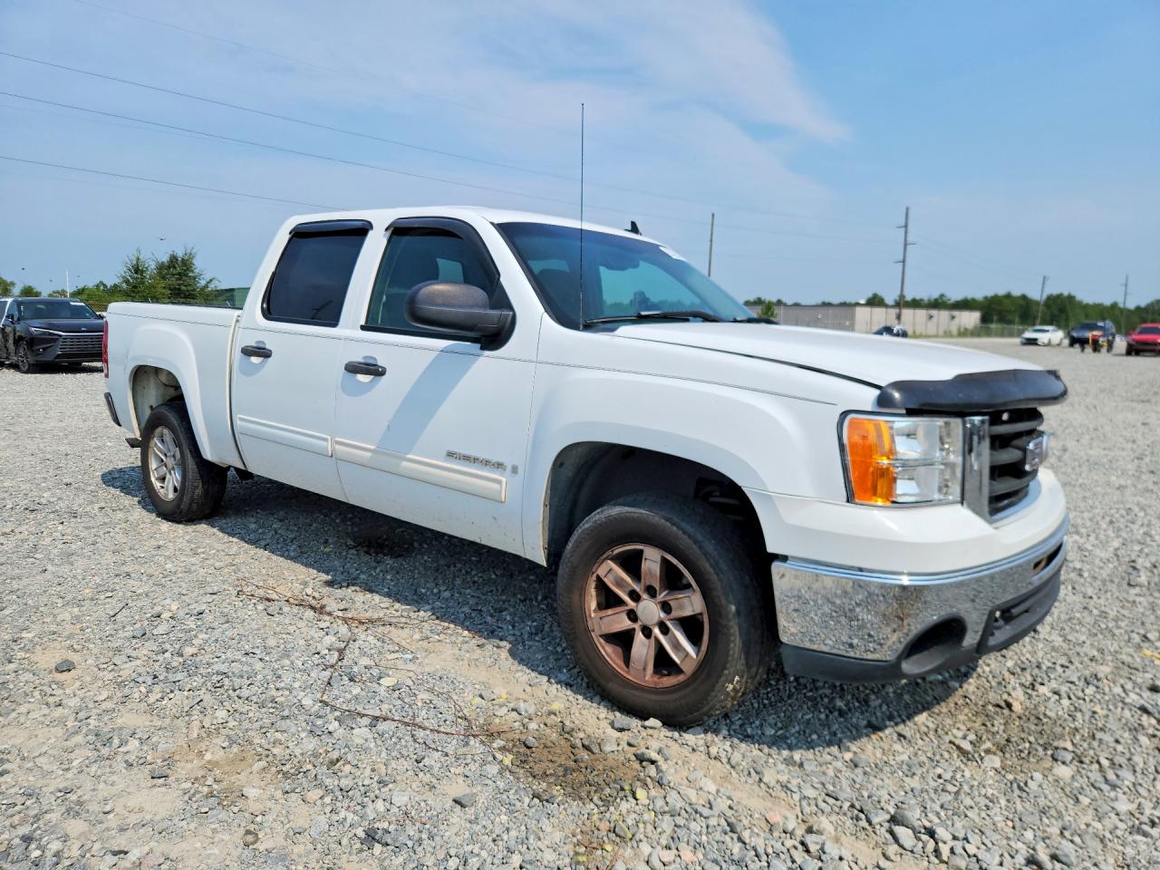 2007 Gmc New Sierra C1500 White vin: 2GTEC13J971594903