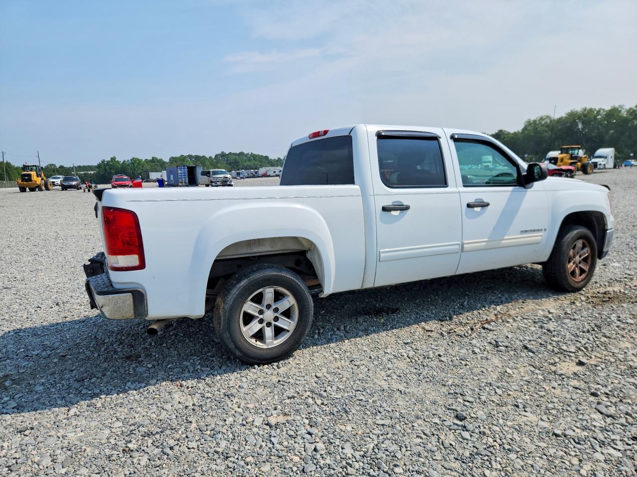 2007 Gmc New Sierra C1500 White vin: 2GTEC13J971594903