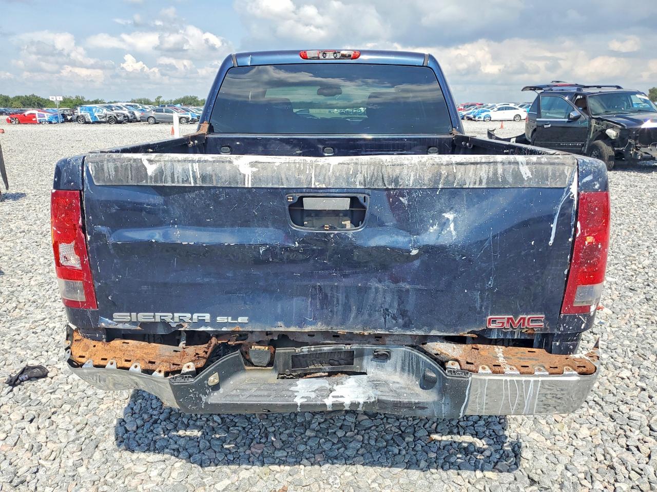 2007 Gmc New Sierra C1500 Blue vin: 2GTEC13J971668059