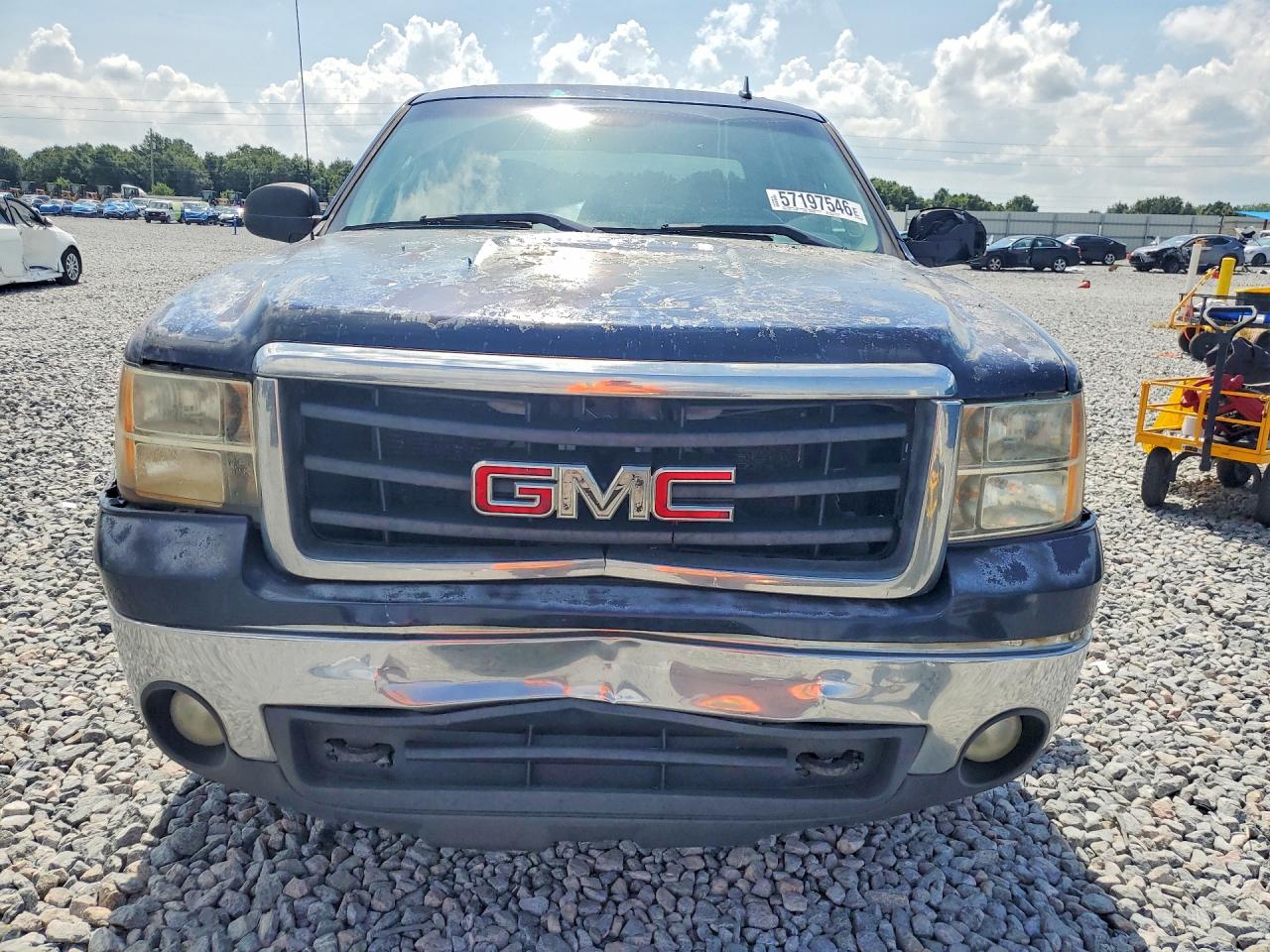 2007 Gmc New Sierra C1500 Blue vin: 2GTEC13J971668059