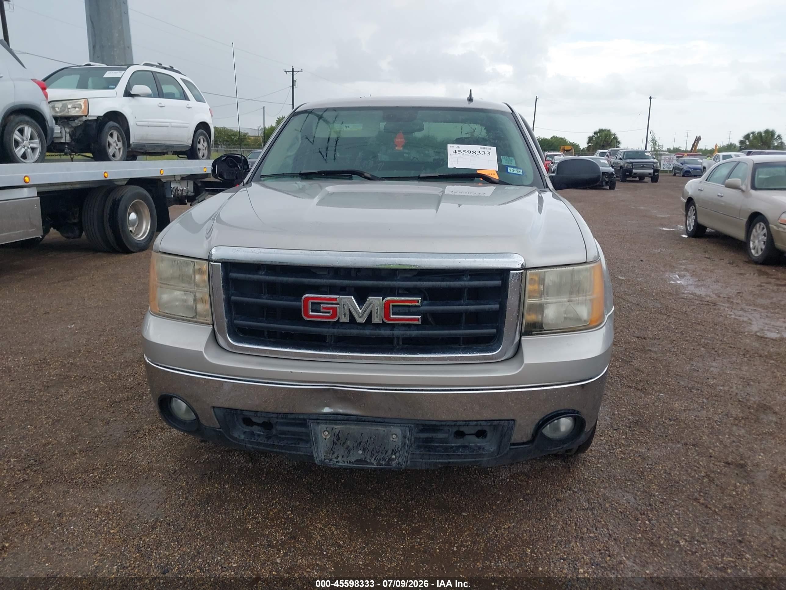 2007 Gmc Sierra 1500 Sle2 Silver vin: 2GTEC13JX71524858