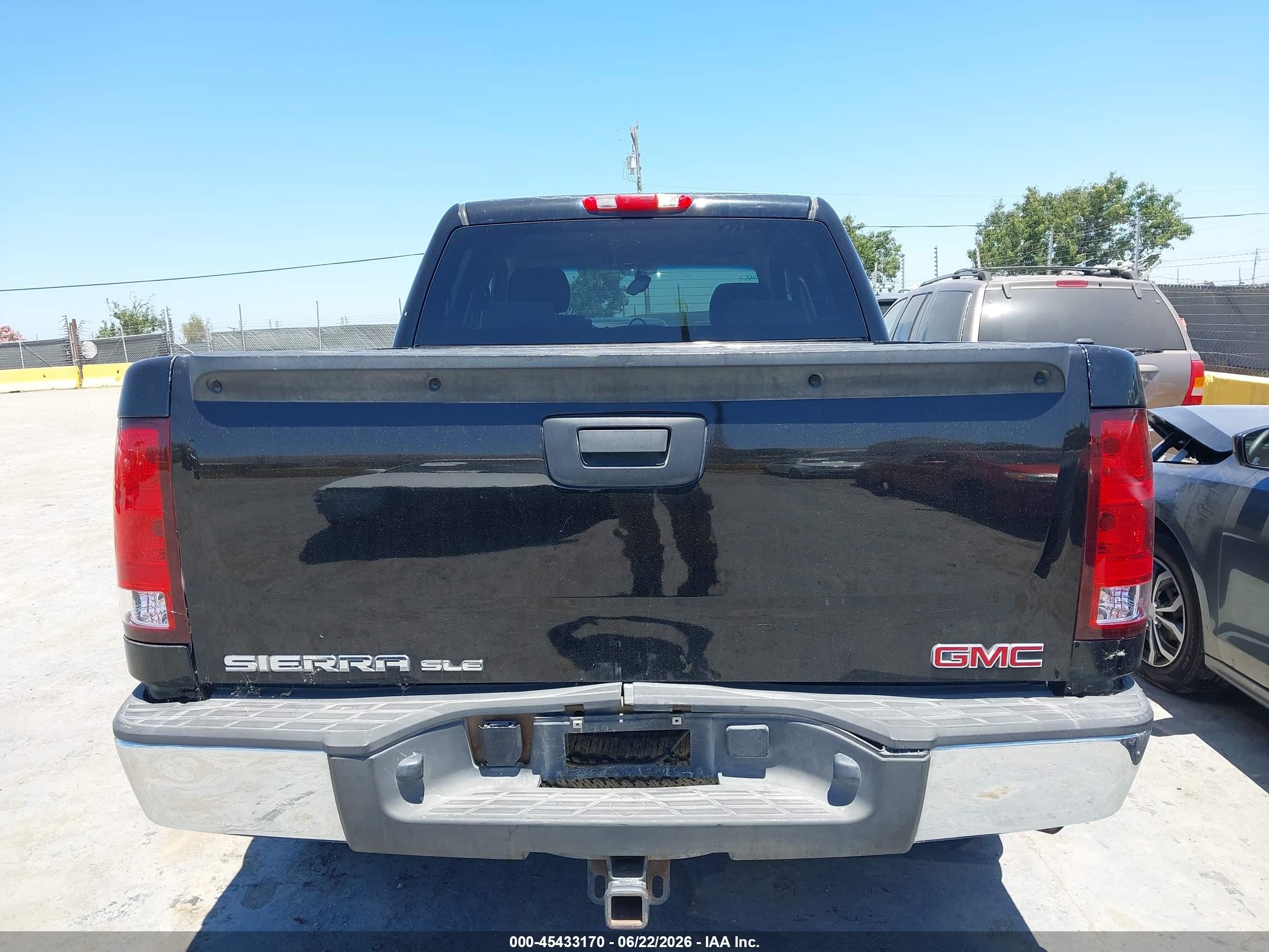 2008 Gmc Sierra 1500 Sle1 Black vin: 2GTEC13JX81100288