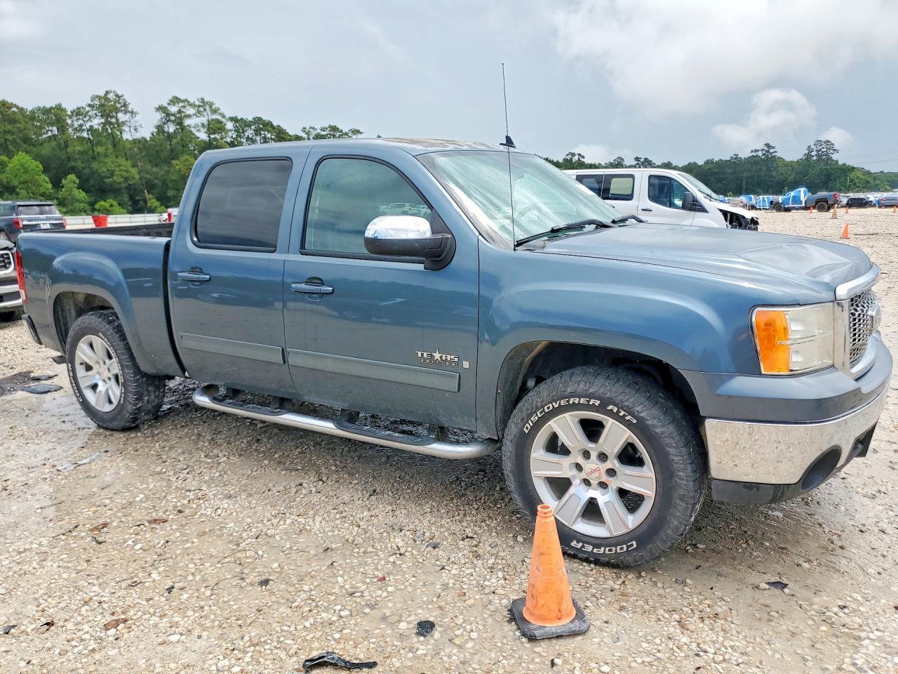 2008 Gmc Sierra C1500 Blue vin: 2GTEC13JX81275933