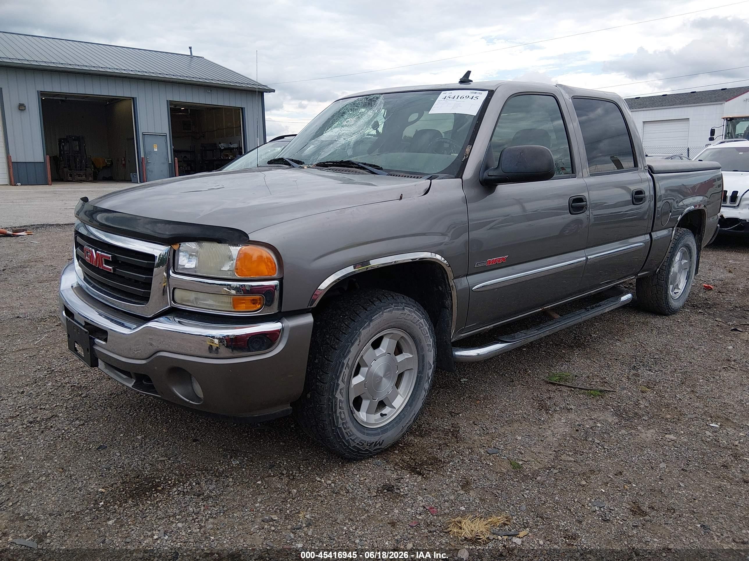 2006 Gmc Sierra 1500 Slt Gray vin: 2GTEC13N361288152