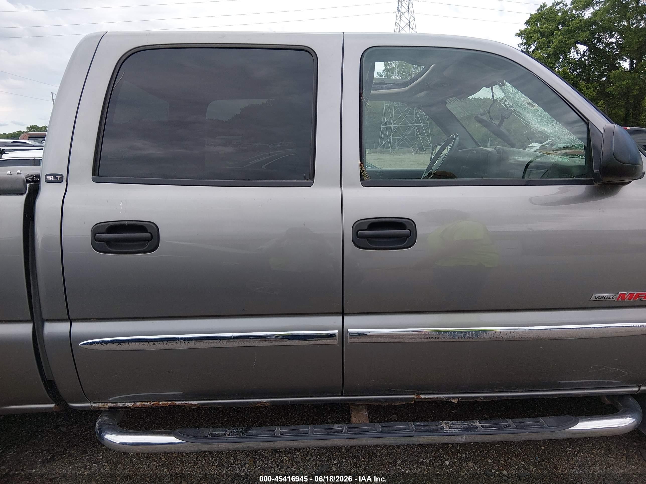 2006 Gmc Sierra 1500 Slt Gray vin: 2GTEC13N361288152