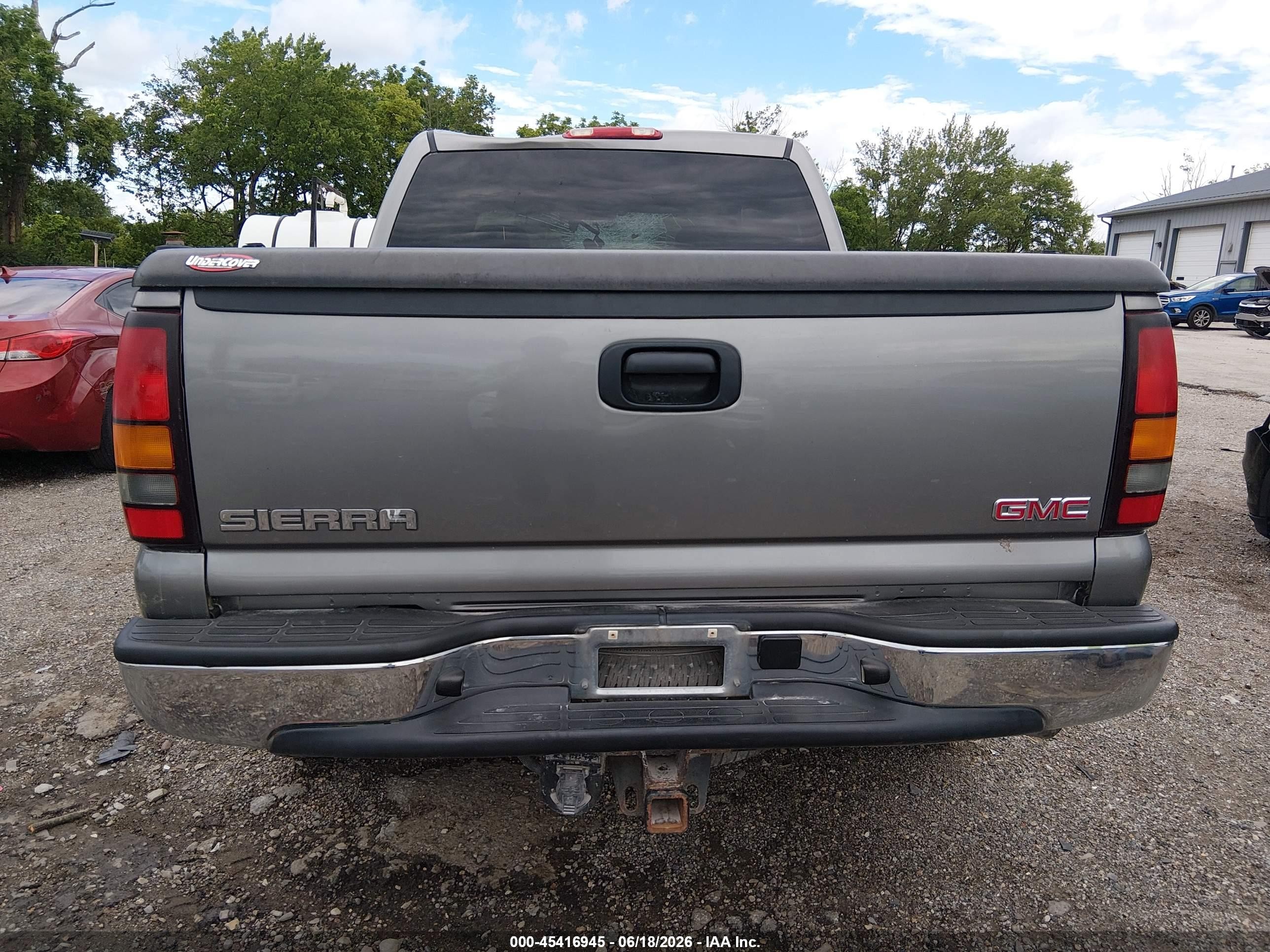 2006 Gmc Sierra 1500 Slt Gray vin: 2GTEC13N361288152