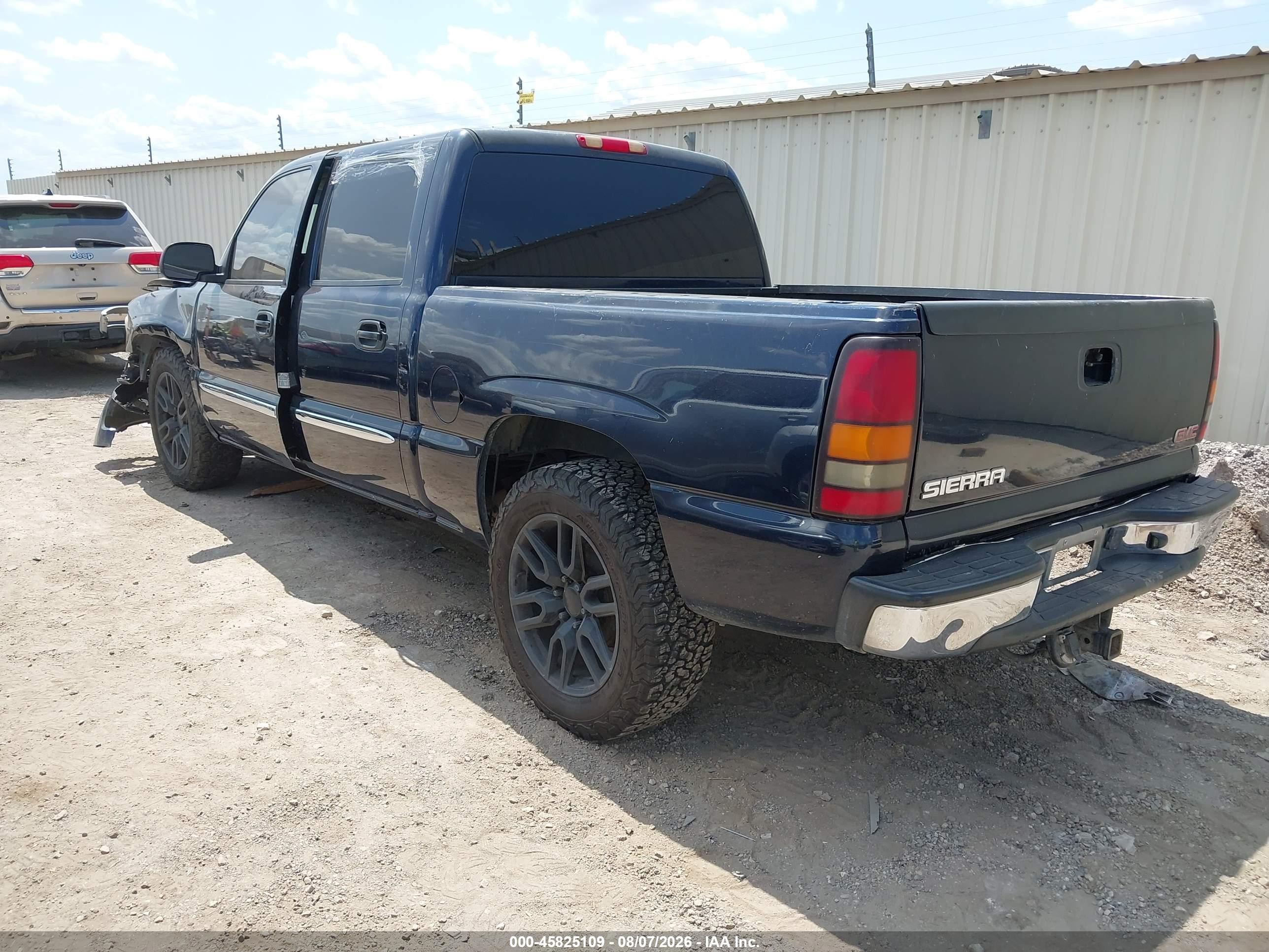 2005 Gmc Sierra 1500 Sle Синий vin: 2GTEC13T051203538