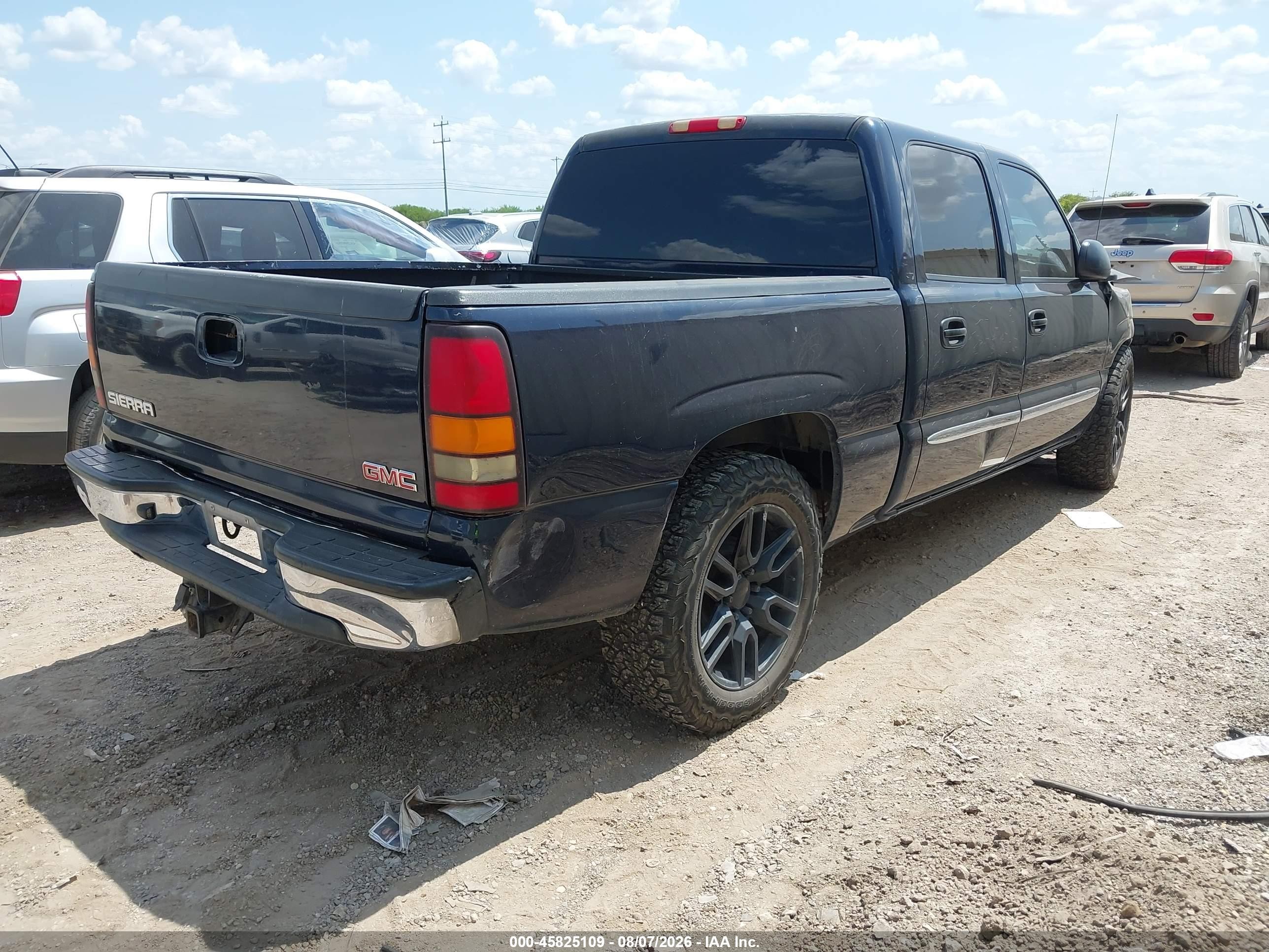 2005 Gmc Sierra 1500 Sle Синий vin: 2GTEC13T051203538