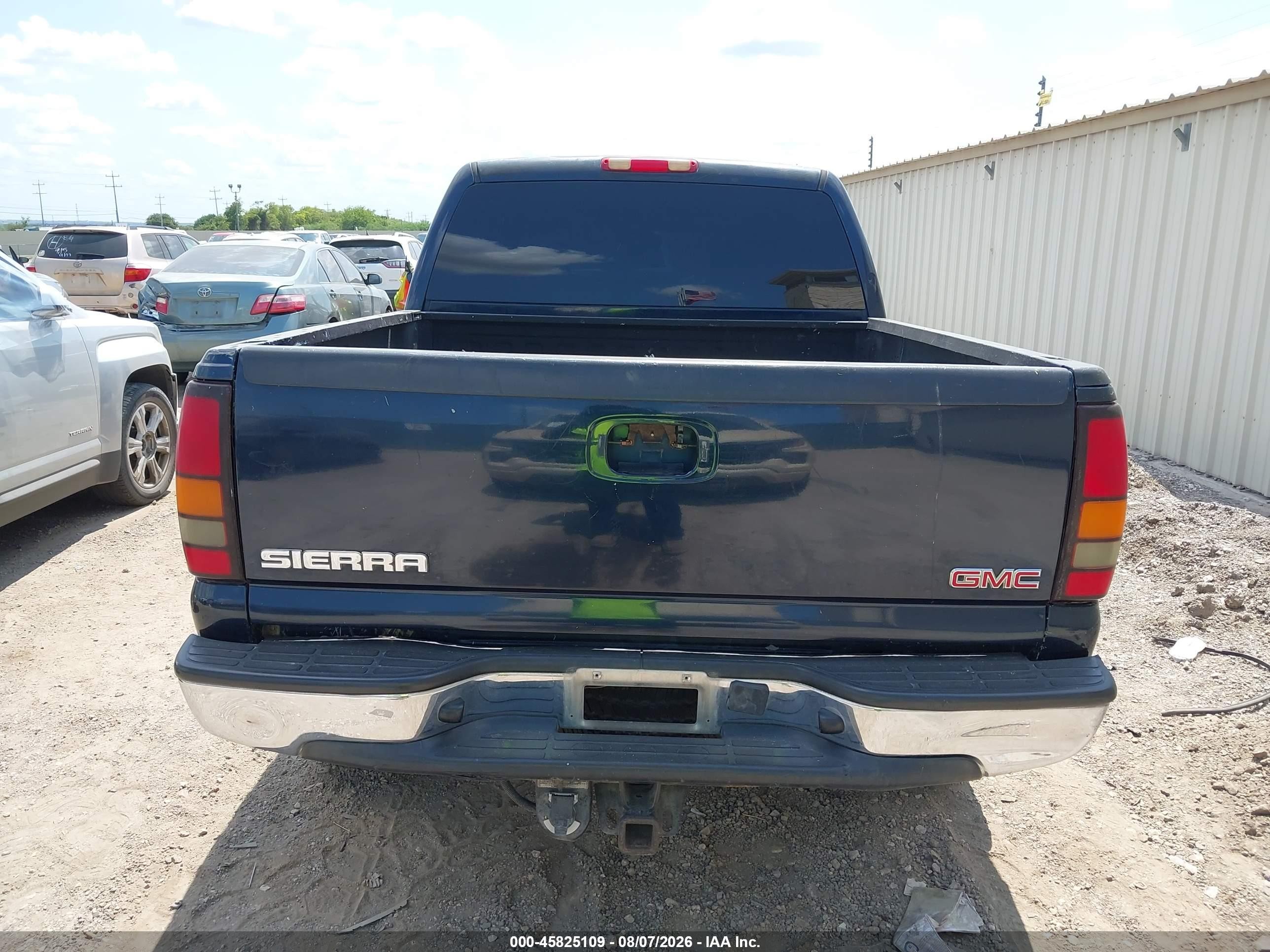 2005 Gmc Sierra 1500 Sle Синий vin: 2GTEC13T051203538