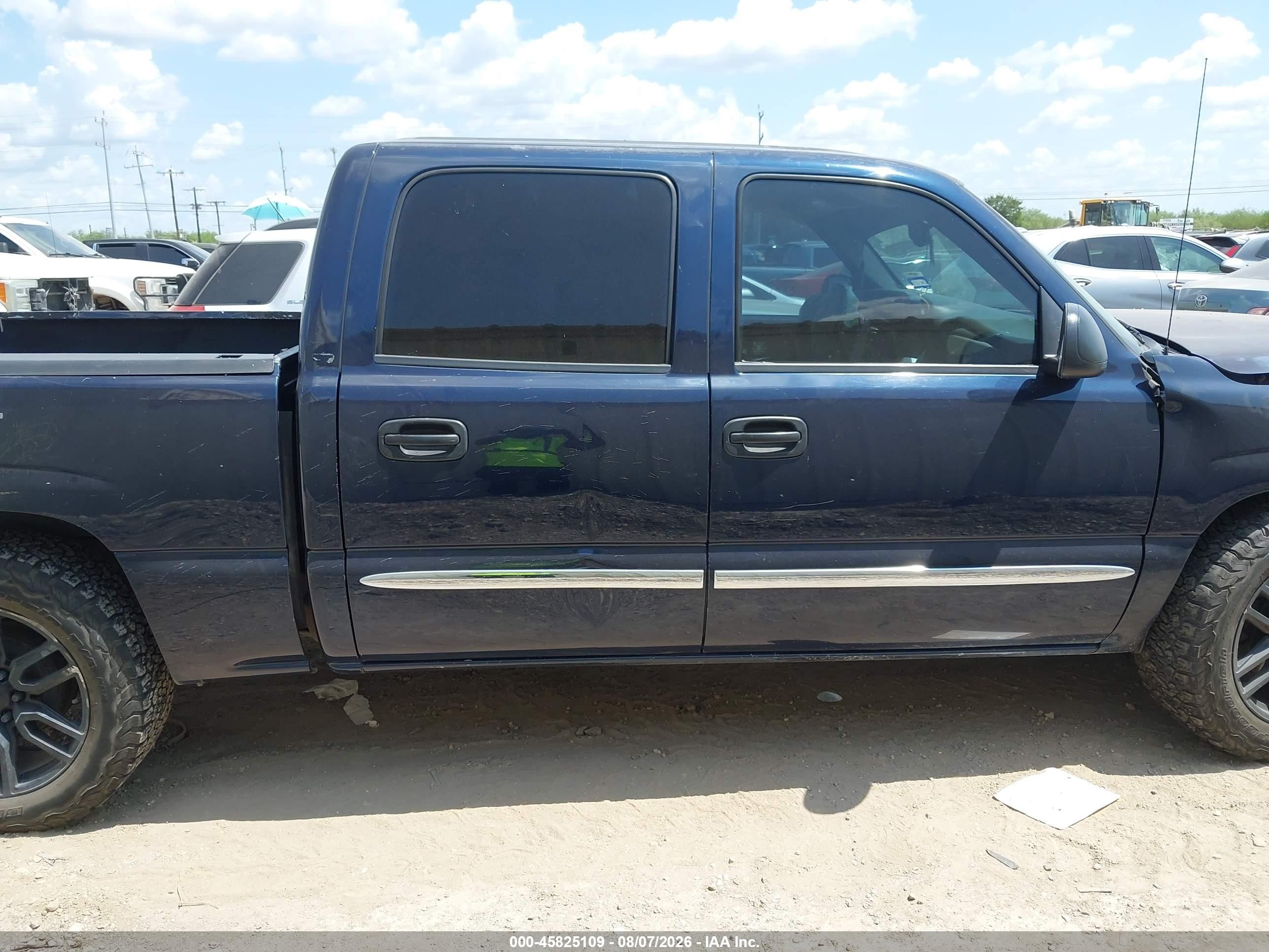 2005 Gmc Sierra 1500 Sle Синий vin: 2GTEC13T051203538