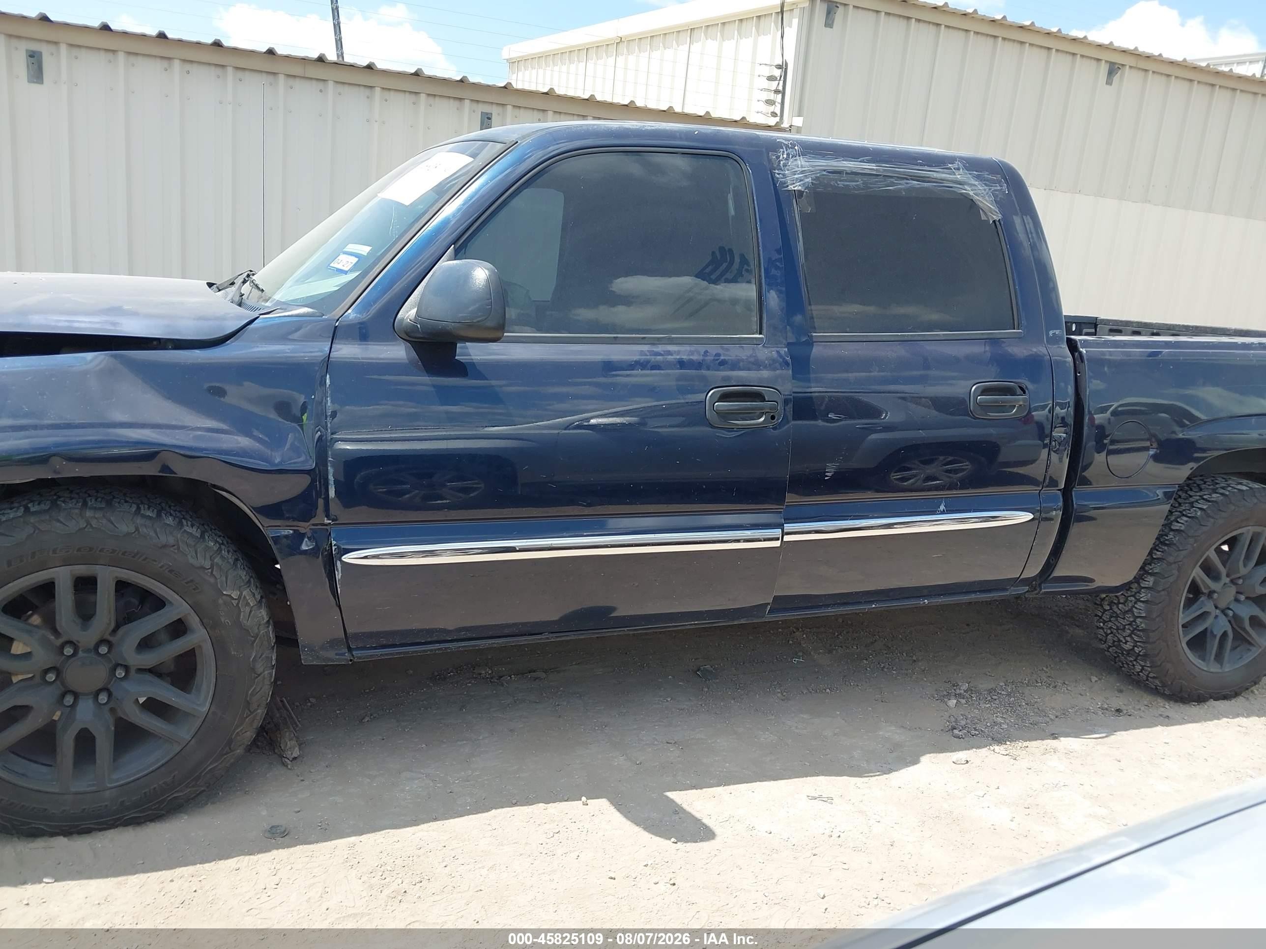 2005 Gmc Sierra 1500 Sle Синий vin: 2GTEC13T051203538
