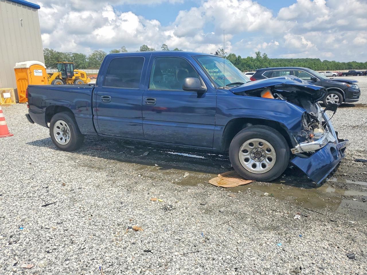 2006 Gmc New Sierra C1500 Blue vin: 2GTEC13T061102615