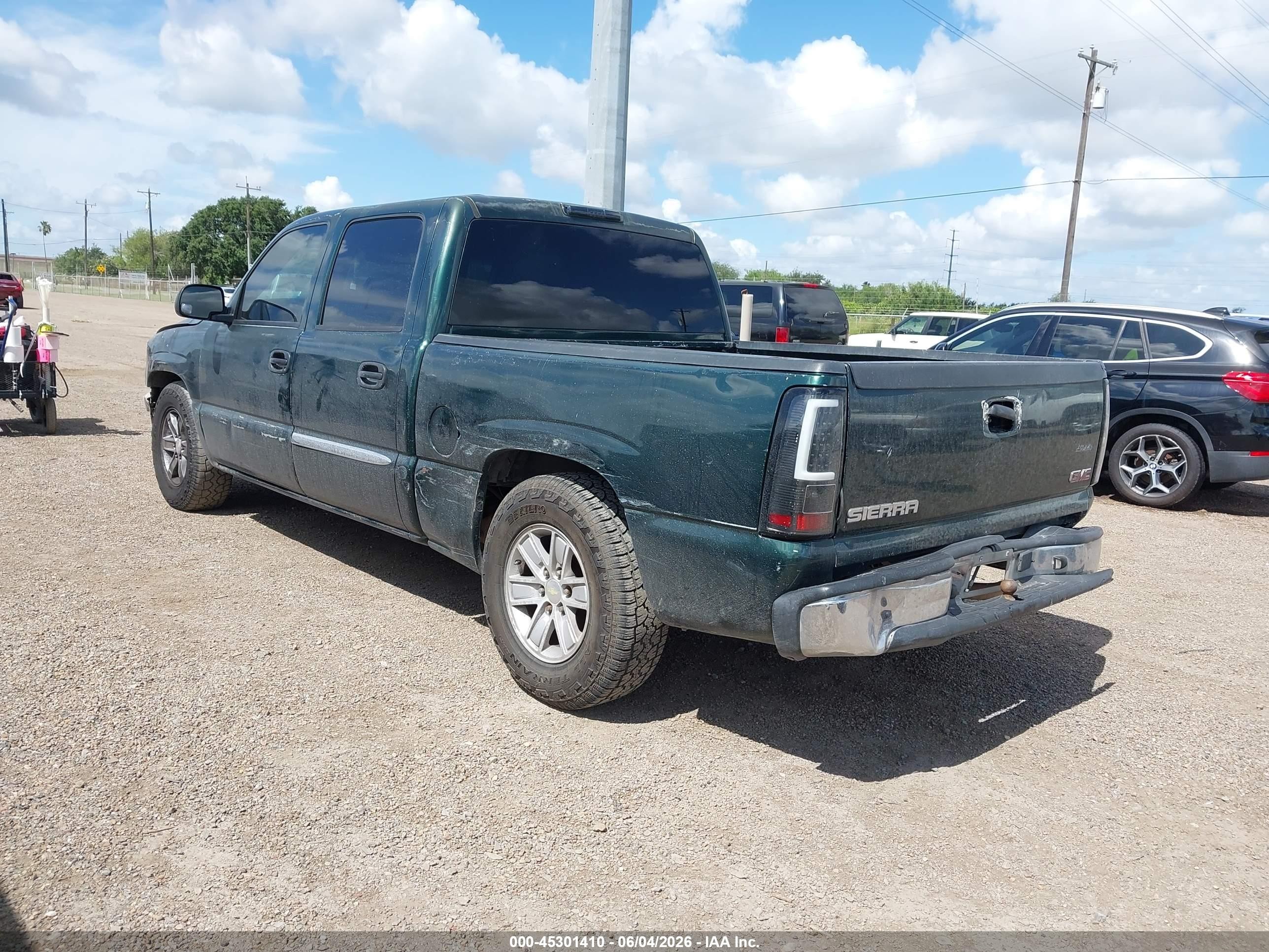 2005 Gmc Sierra 1500 Sle Green vin: 2GTEC13T151288972