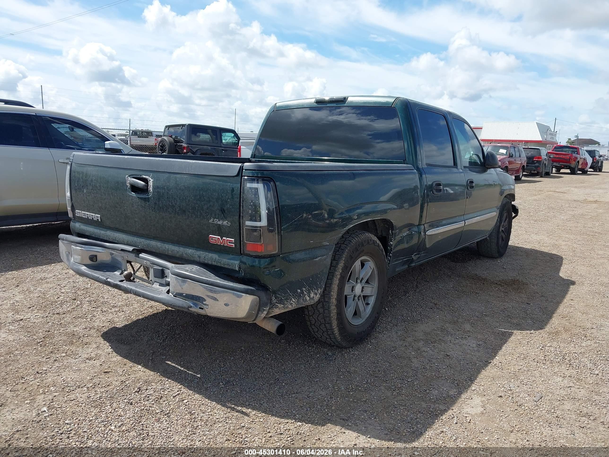 2005 Gmc Sierra 1500 Sle Green vin: 2GTEC13T151288972
