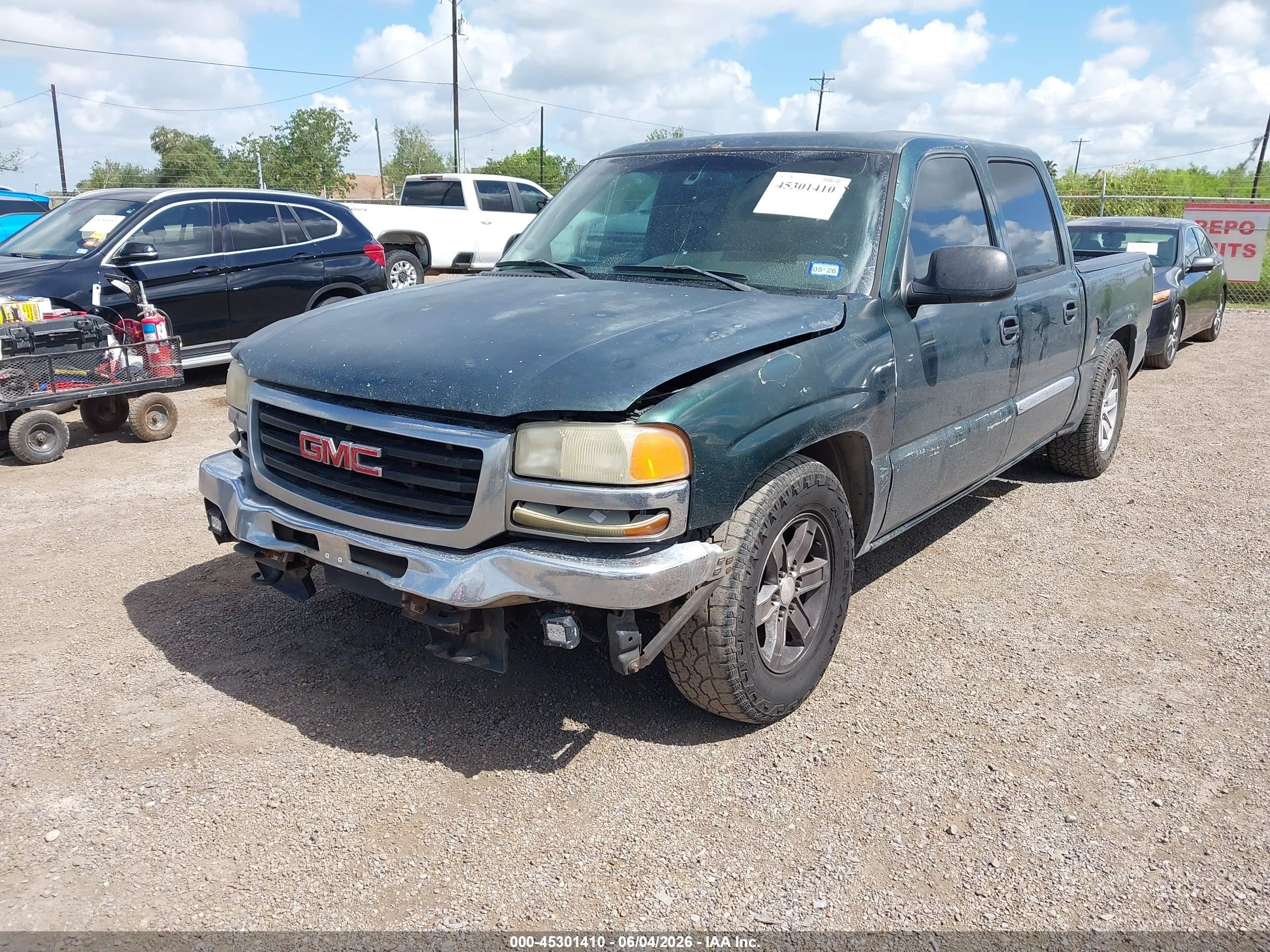 2005 Gmc Sierra 1500 Sle Green vin: 2GTEC13T151288972