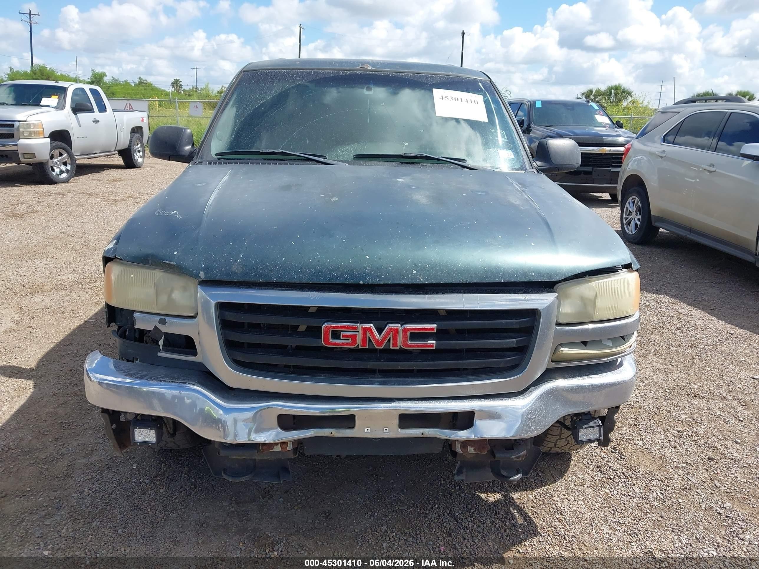 2005 Gmc Sierra 1500 Sle Green vin: 2GTEC13T151288972