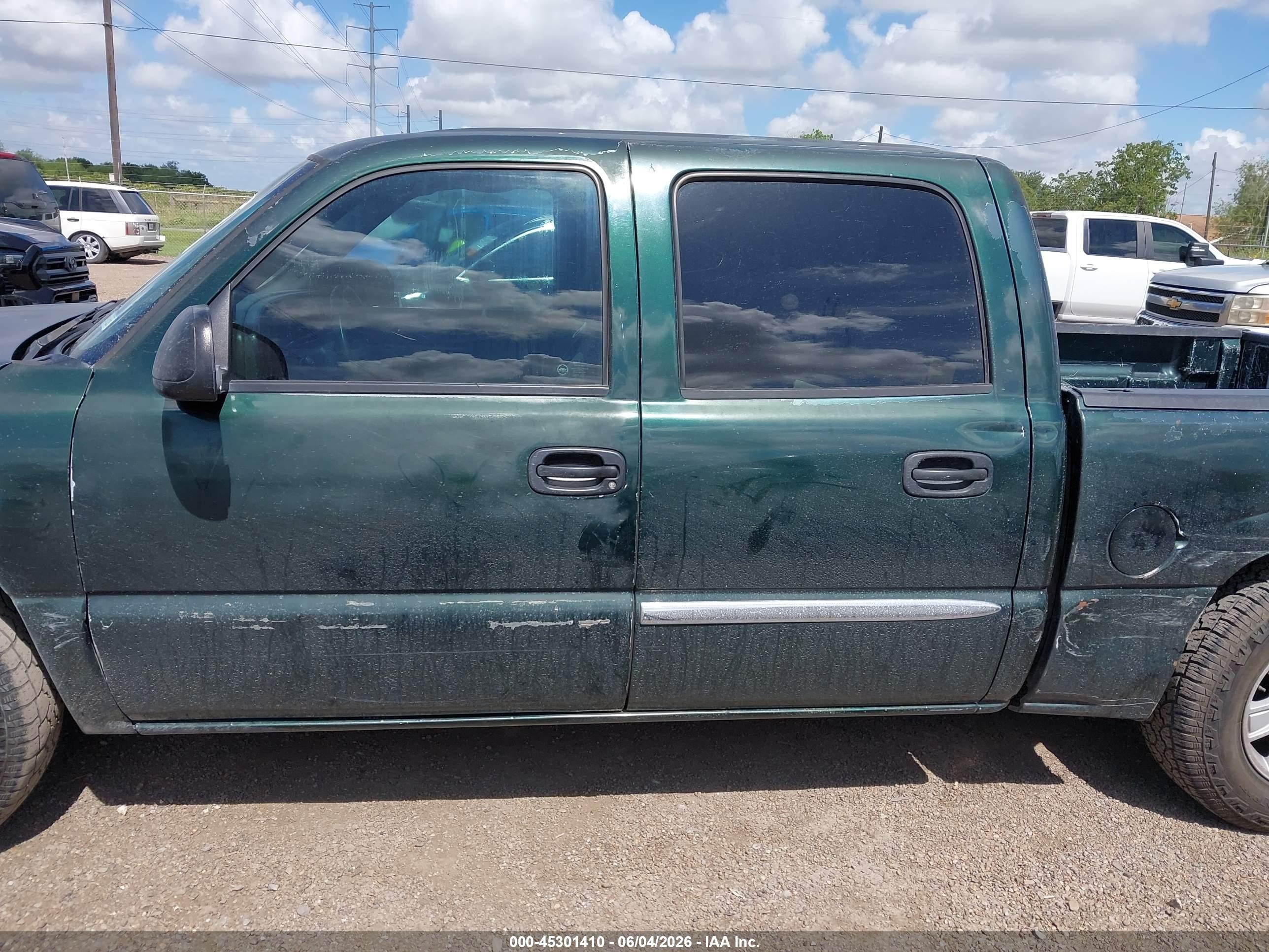 2005 Gmc Sierra 1500 Sle Green vin: 2GTEC13T151288972