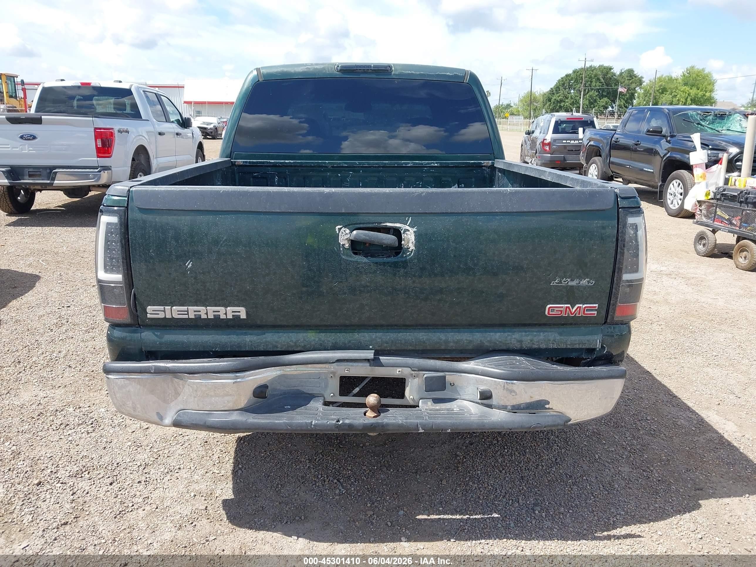2005 Gmc Sierra 1500 Sle Green vin: 2GTEC13T151288972