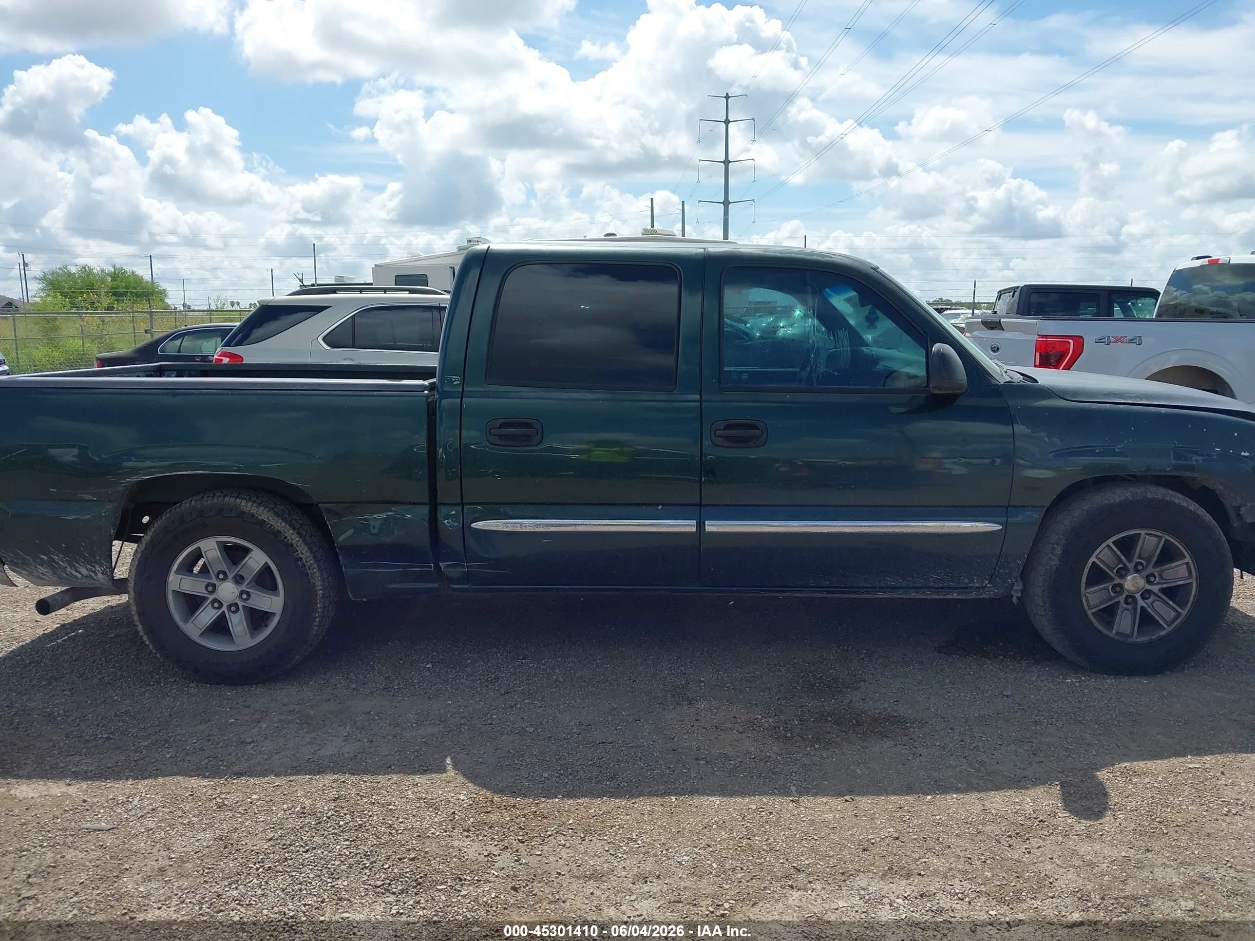 2005 Gmc Sierra 1500 Sle Green vin: 2GTEC13T151288972