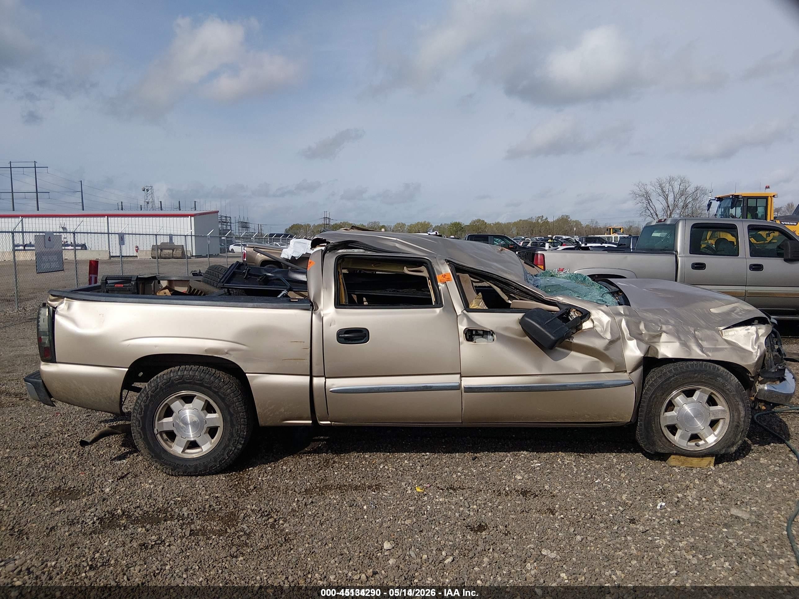 2006 Gmc Sierra 1500 Sle2 Бежевый vin: 2GTEC13T161188436