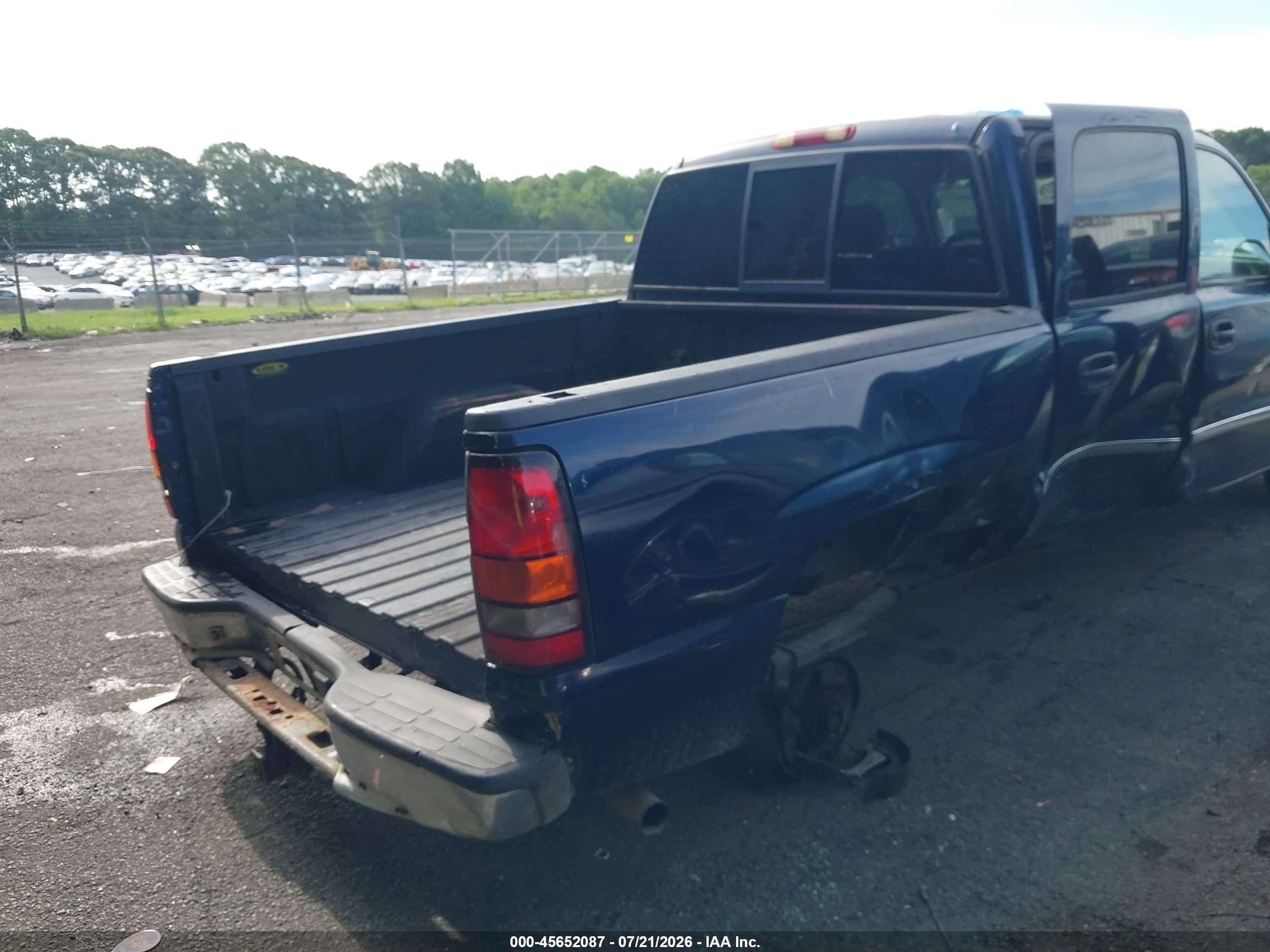 2005 Gmc Sierra 1500 Sle Blue vin: 2GTEC13T251136456