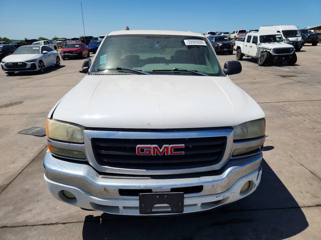 2005 Gmc New Sierra C1500 White vin: 2GTEC13T251155881