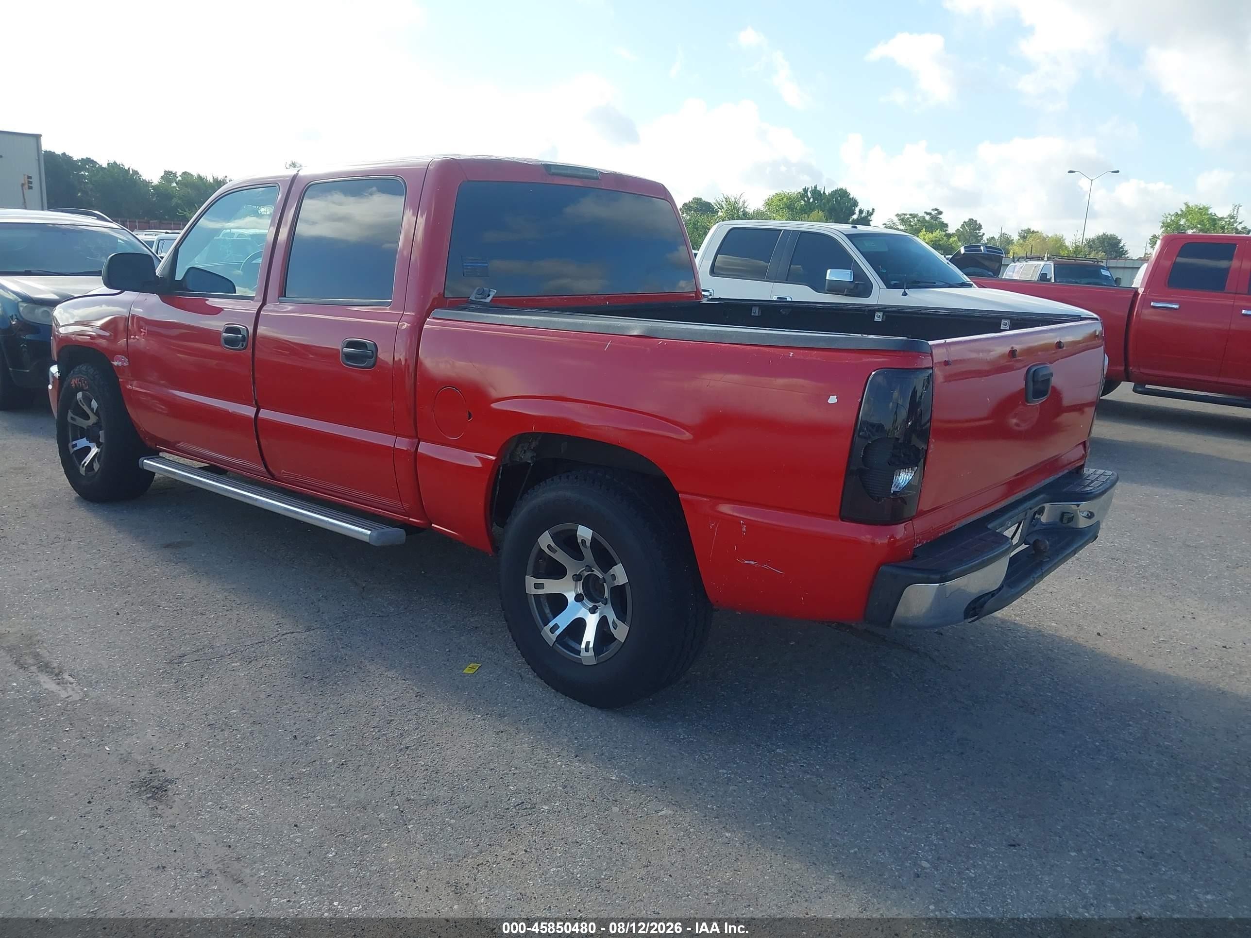 2006 Gmc Sierra 1500 Sle1 Red vin: 2GTEC13T261155266