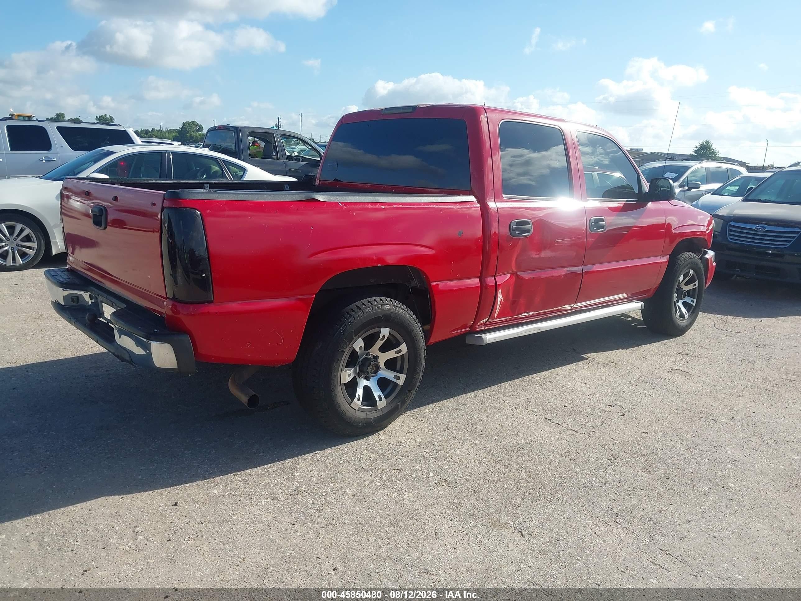 2006 Gmc Sierra 1500 Sle1 Red vin: 2GTEC13T261155266
