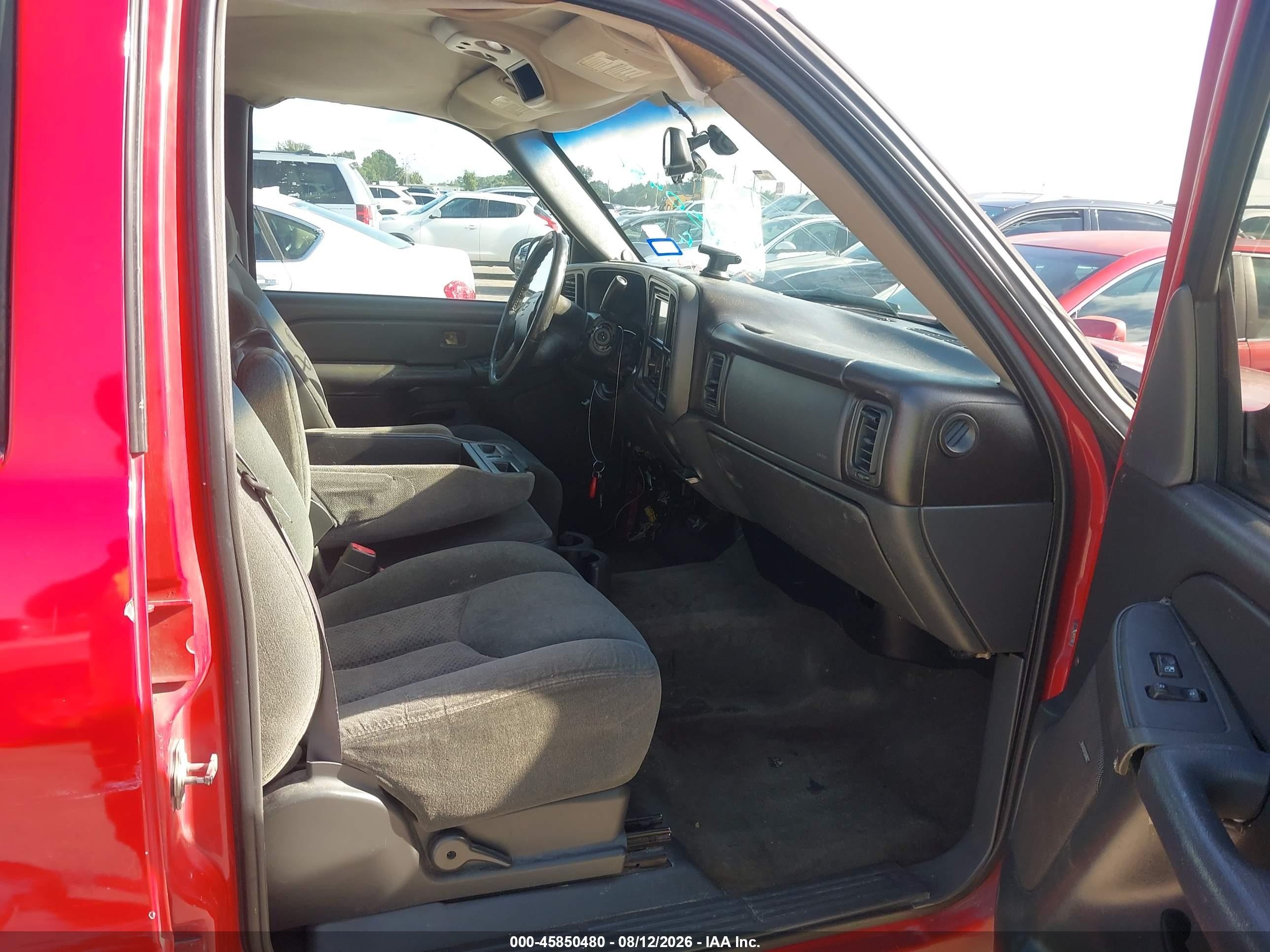 2006 Gmc Sierra 1500 Sle1 Red vin: 2GTEC13T261155266