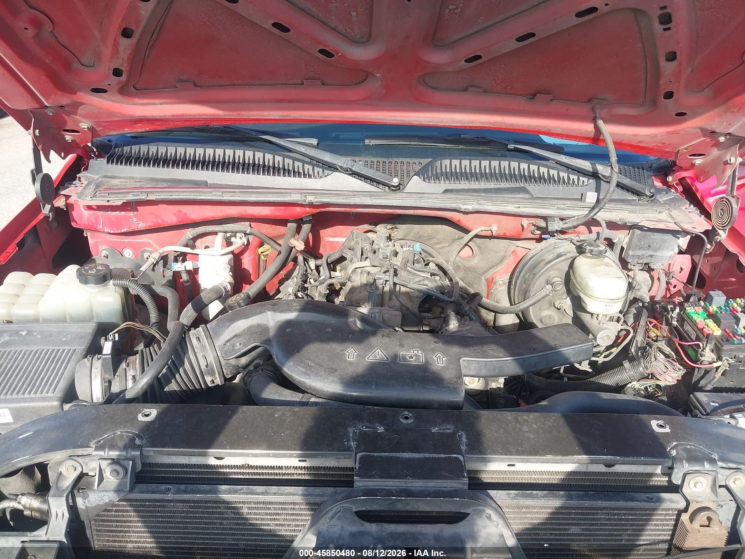 2006 Gmc Sierra 1500 Sle1 Red vin: 2GTEC13T261155266