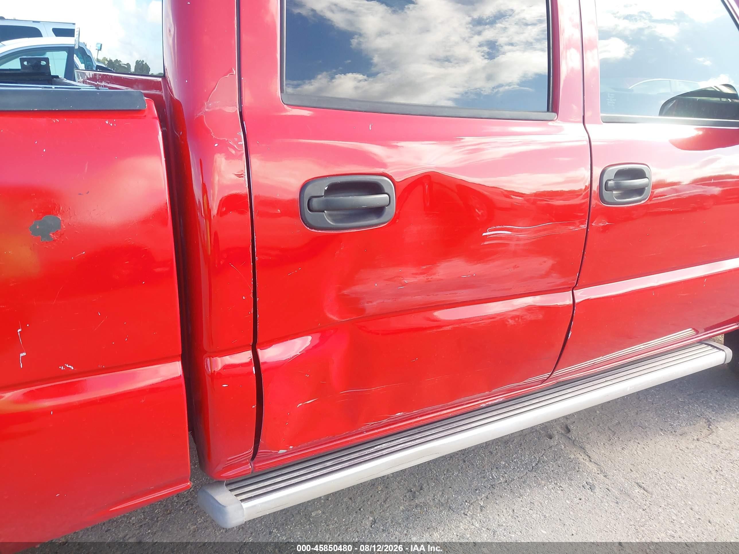2006 Gmc Sierra 1500 Sle1 Red vin: 2GTEC13T261155266