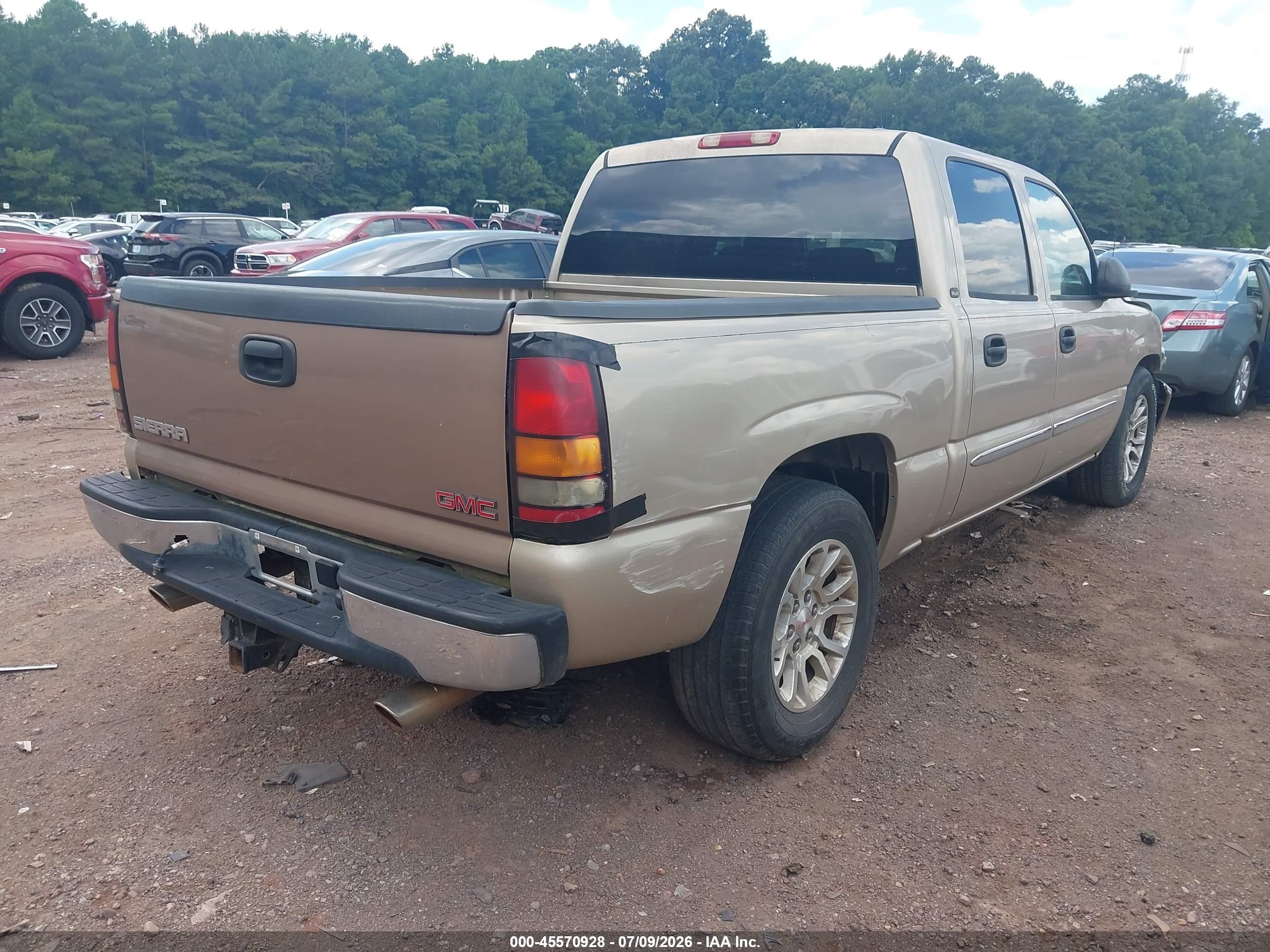2006 Gmc Sierra 1500 Sle1 Gold vin: 2GTEC13T261247459