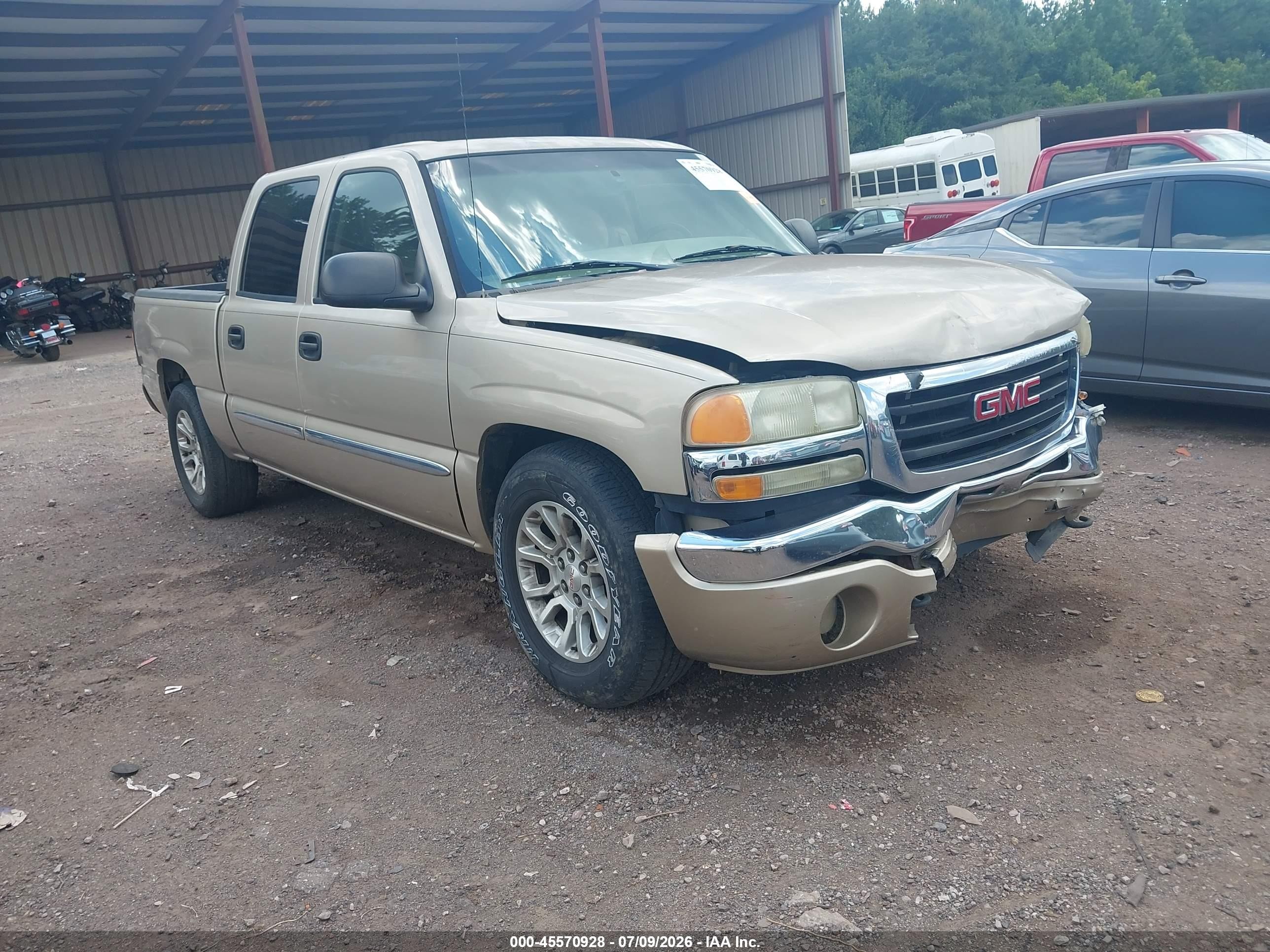 2006 Gmc Sierra 1500 Sle1 Gold vin: 2GTEC13T261247459