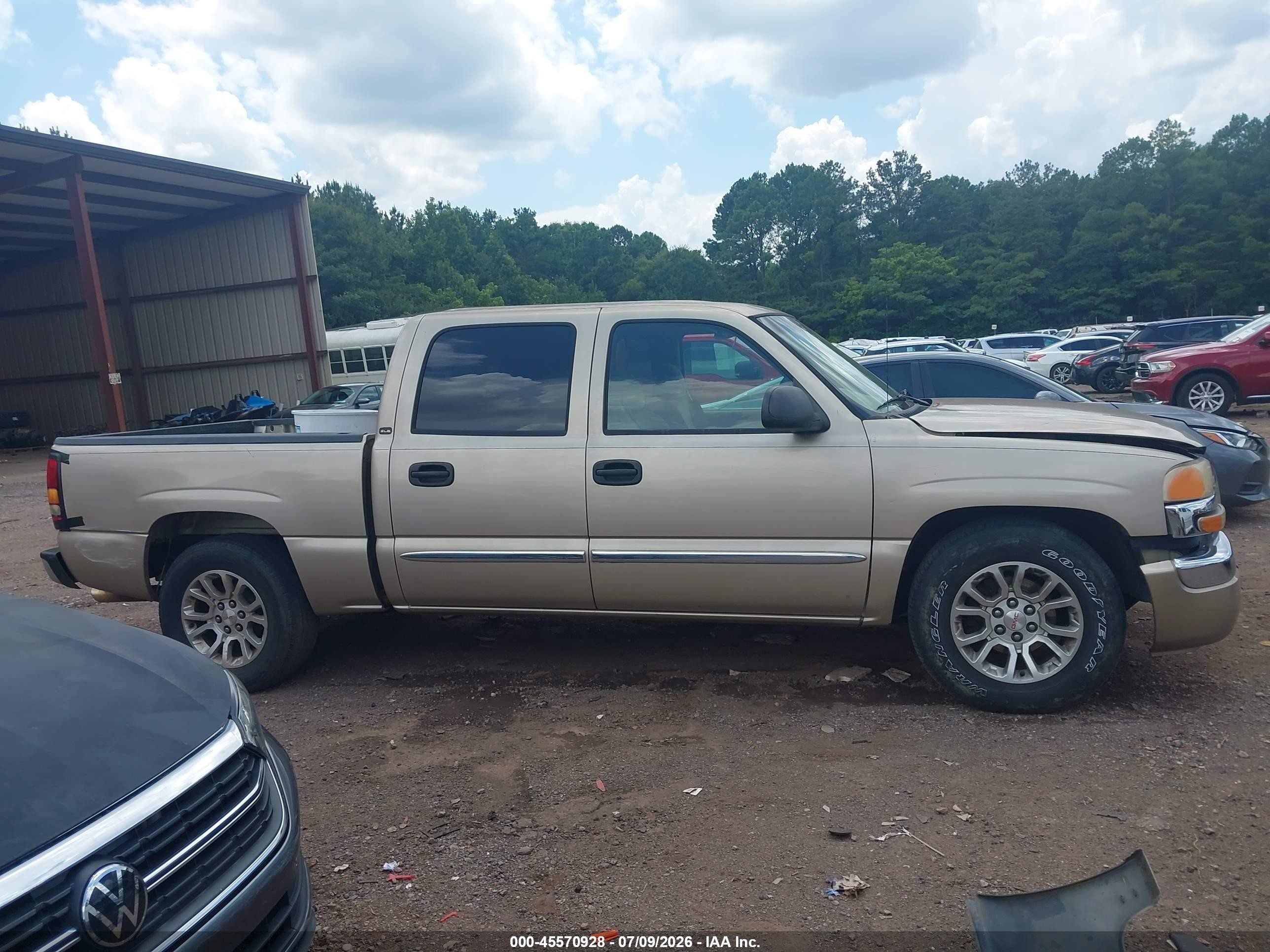 2006 Gmc Sierra 1500 Sle1 Gold vin: 2GTEC13T261247459
