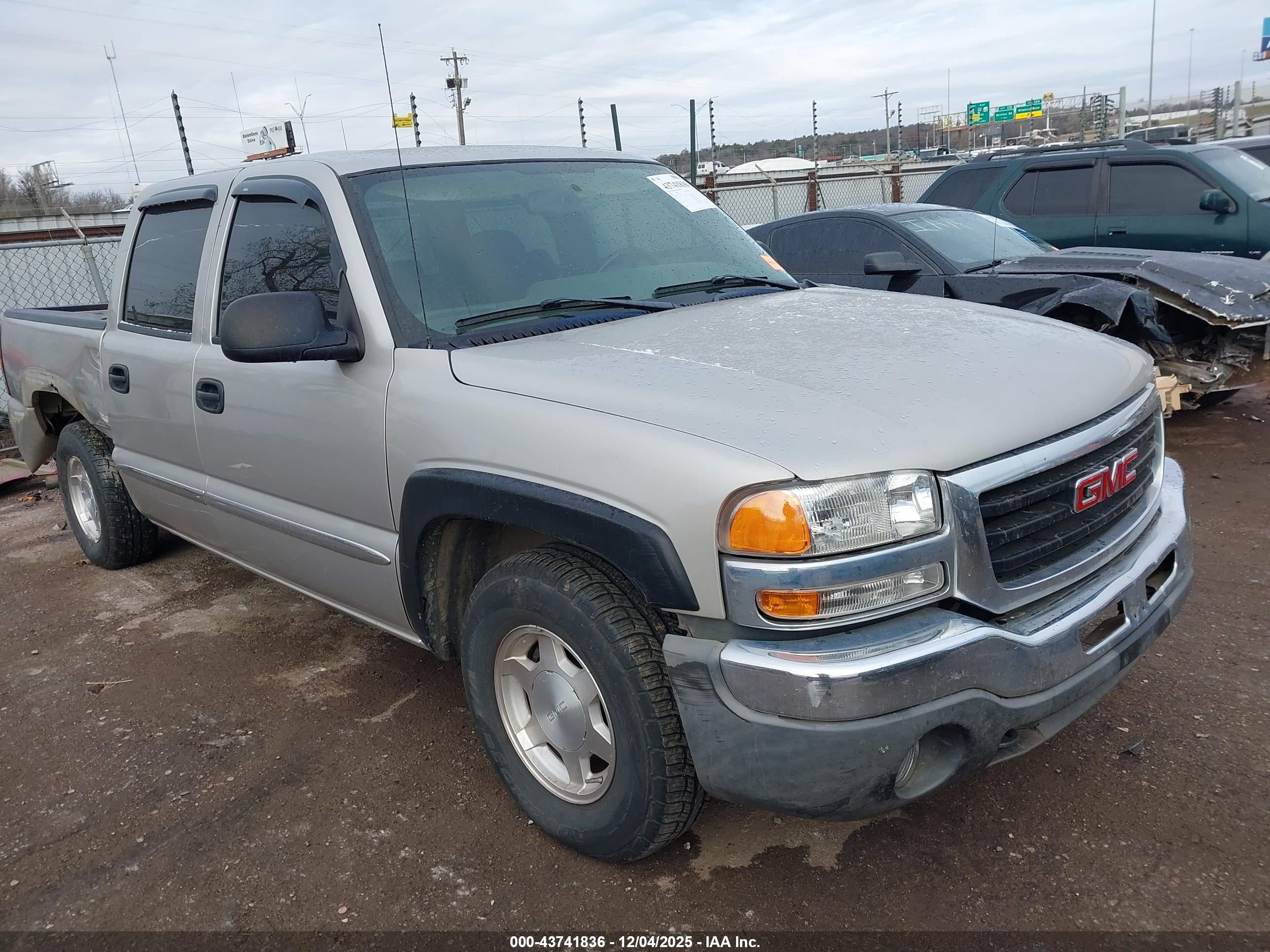 2004 Gmc Sierra 1500 Sle Silver vin: 2GTEC13T341422251