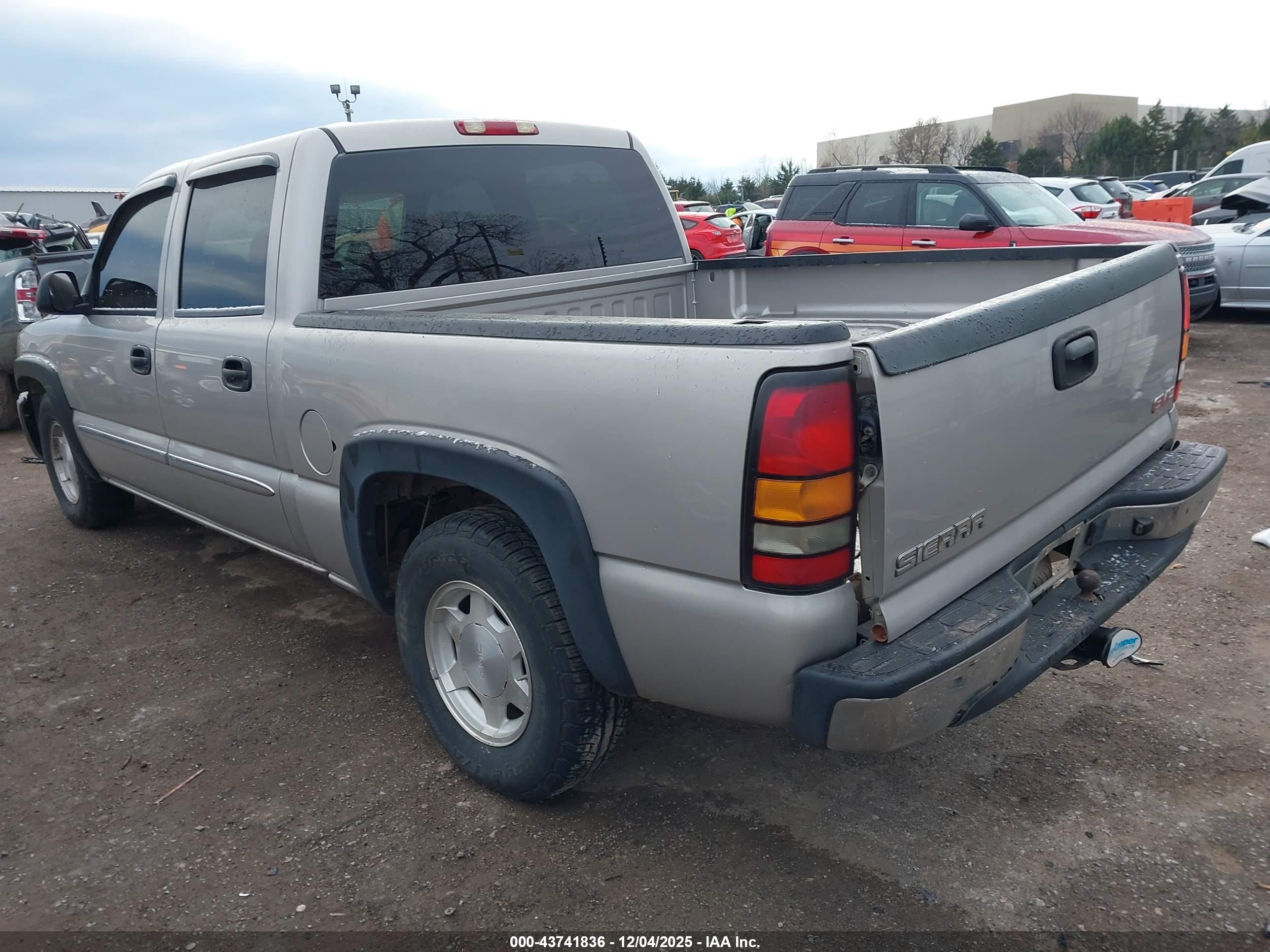 2004 Gmc Sierra 1500 Sle Silver vin: 2GTEC13T341422251