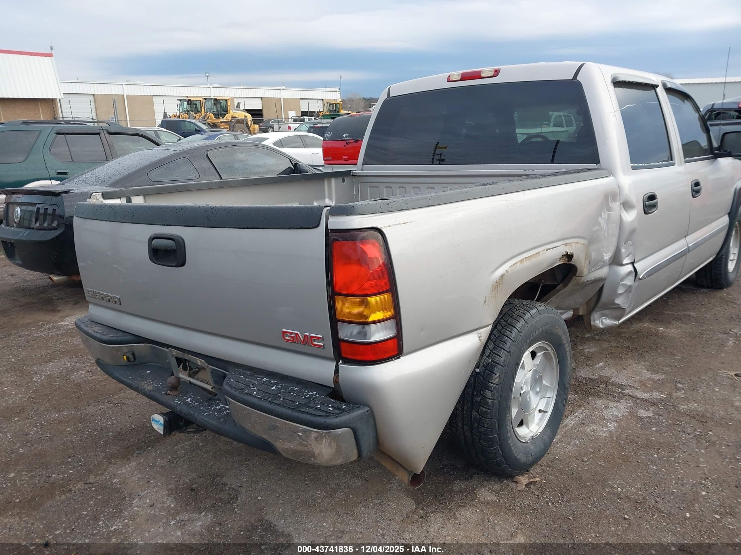 2004 Gmc Sierra 1500 Sle Silver vin: 2GTEC13T341422251