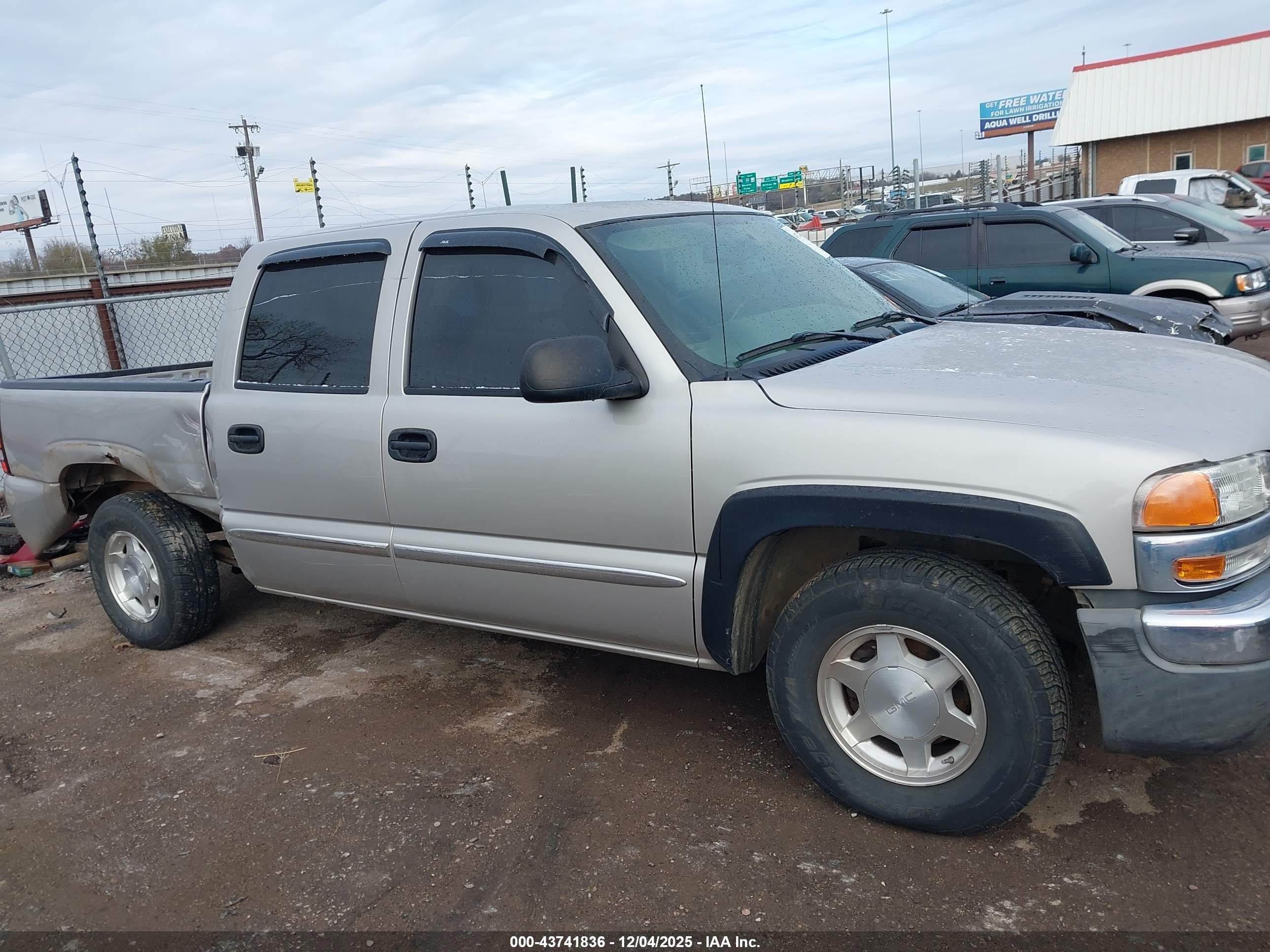 2004 Gmc Sierra 1500 Sle Silver vin: 2GTEC13T341422251
