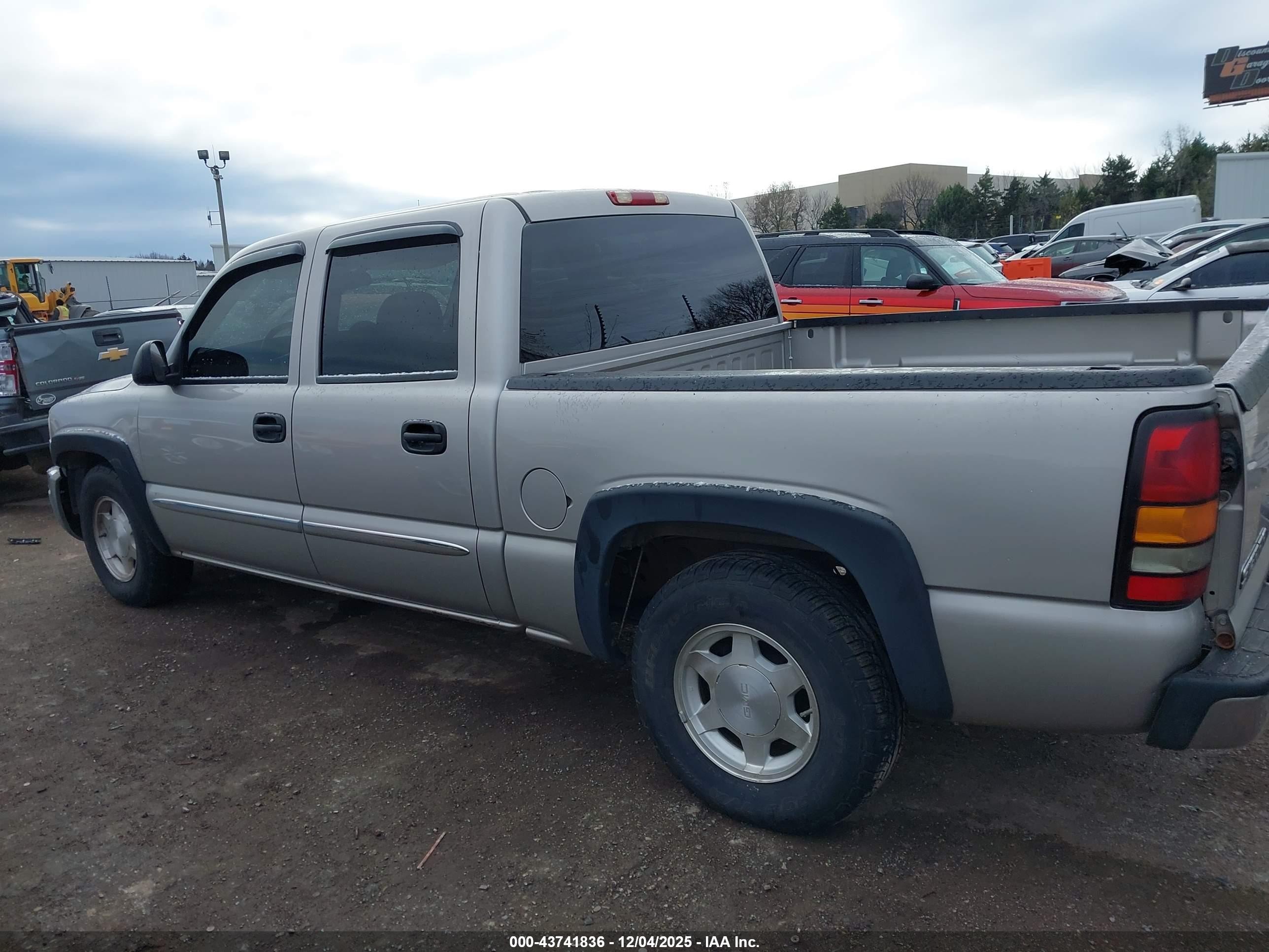 2004 Gmc Sierra 1500 Sle Silver vin: 2GTEC13T341422251